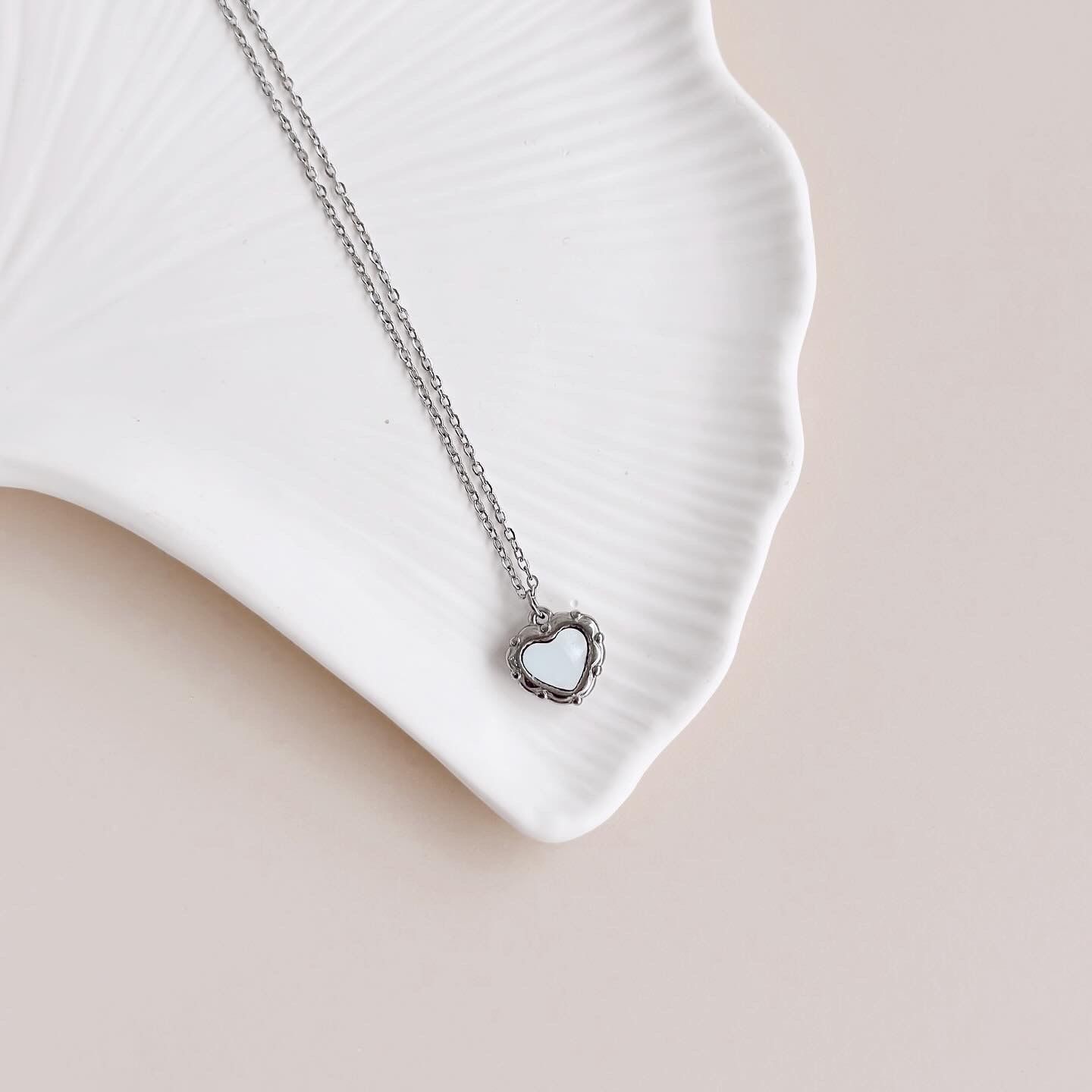 Anne Boleyn Grey Steel Necklace