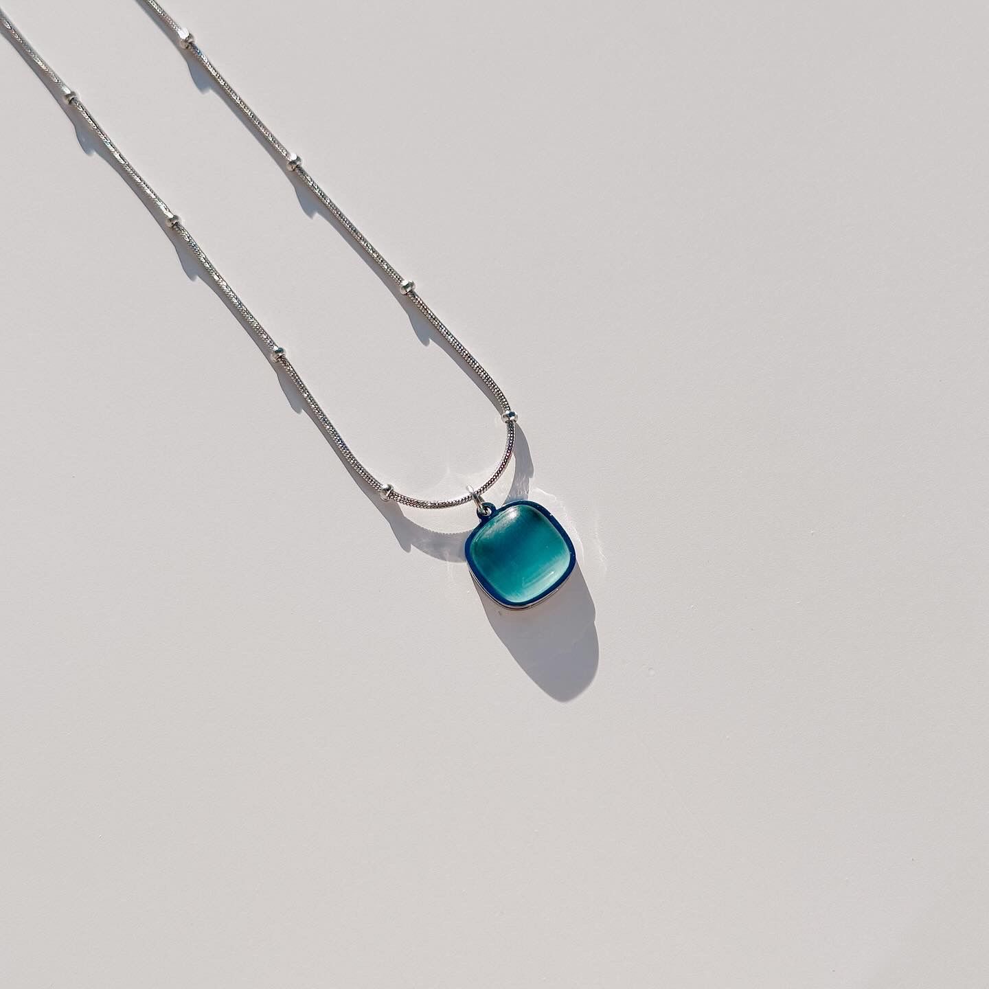 Maldives Grey Steel Necklace