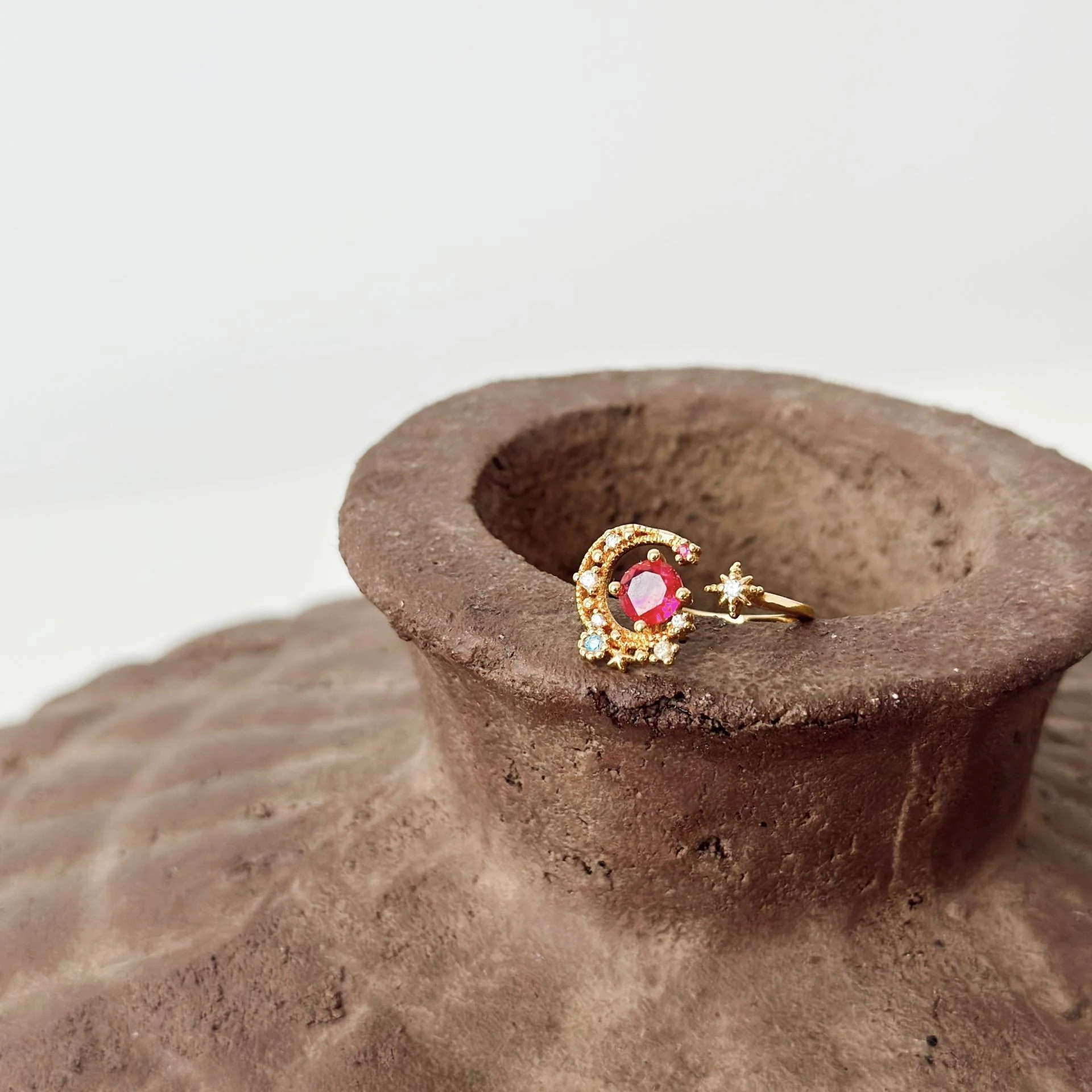 Pink Moon Ring / Yüzük