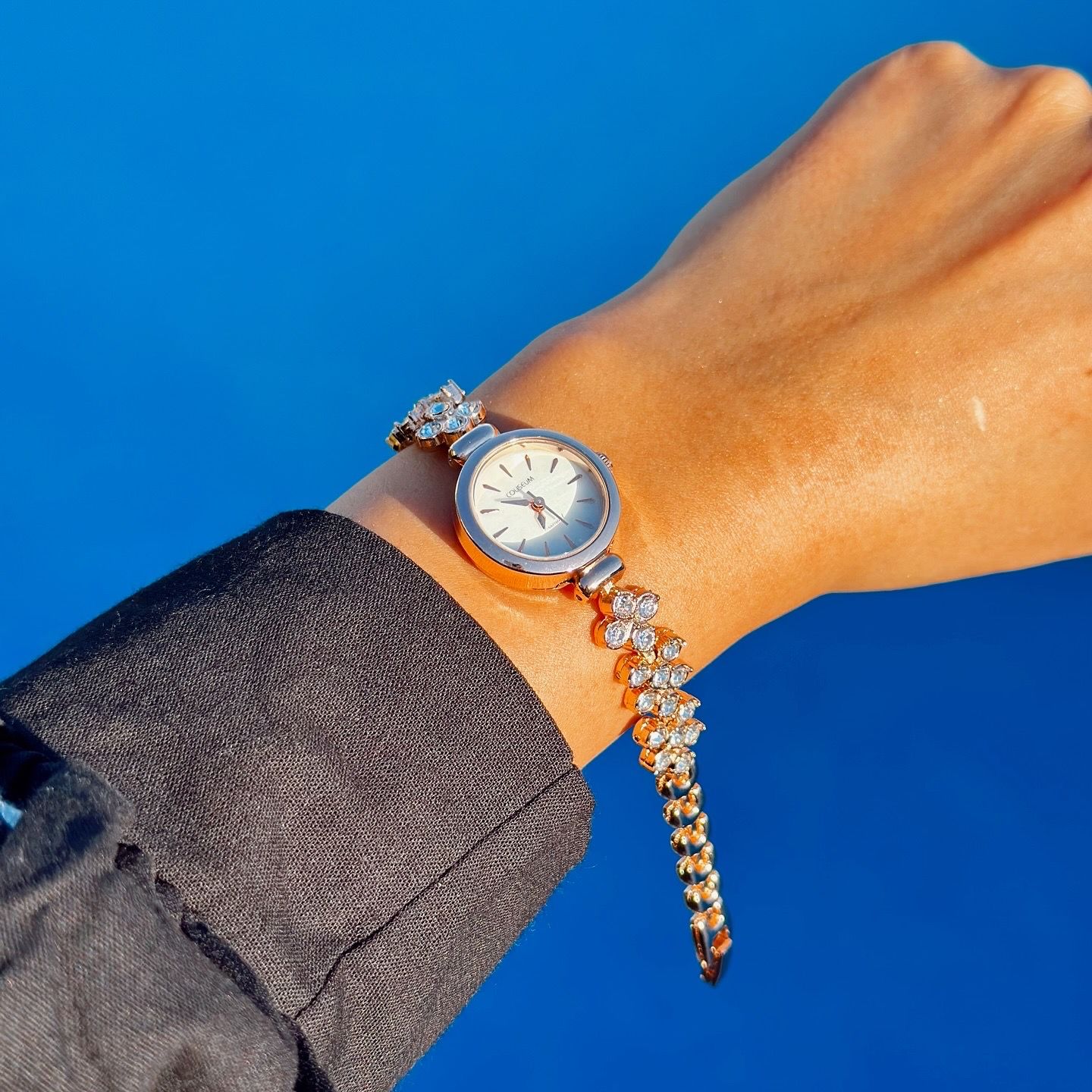 Ovein Rose-Cream Watch | Saat