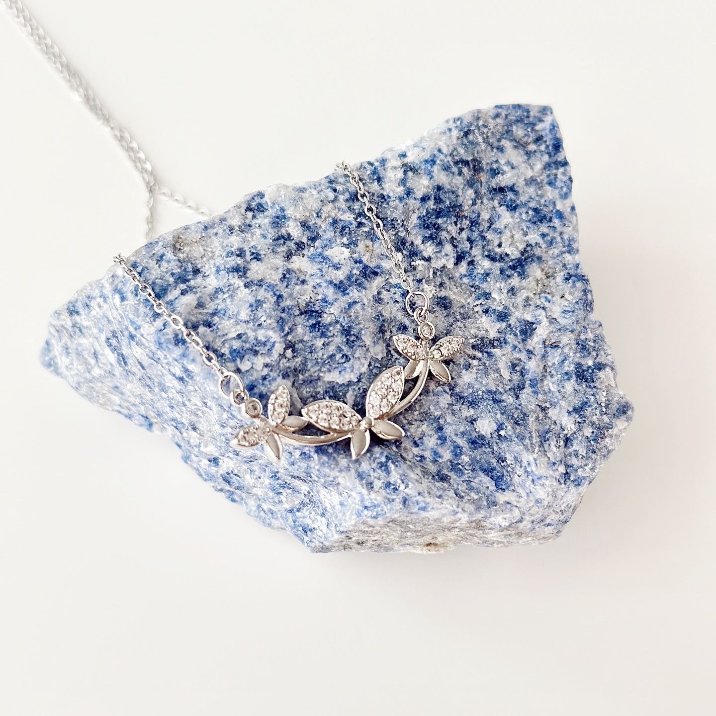 Olie Grey Steel Necklace | Çelik Kolye