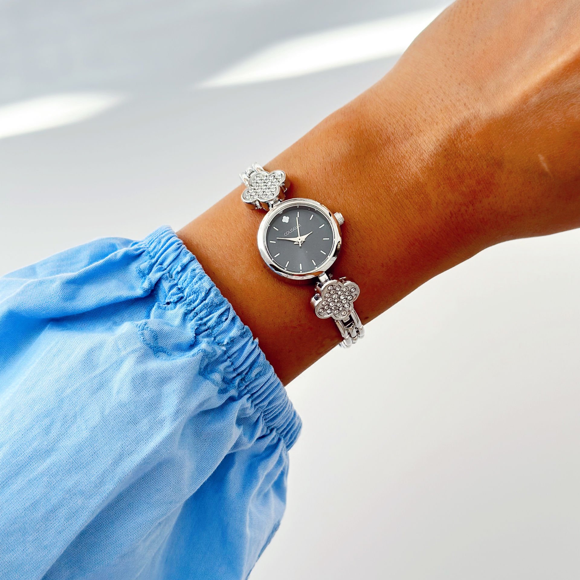 Mia Grey-Black Watch | Saat