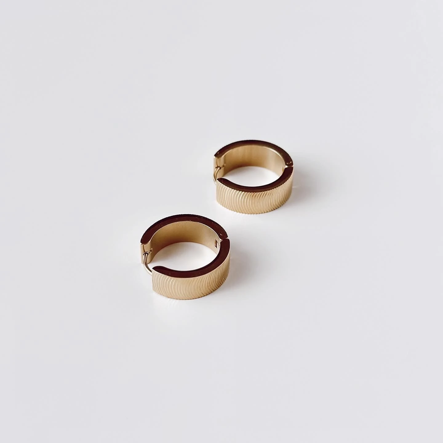 Knurl Steel Earring | Çelik Küpe