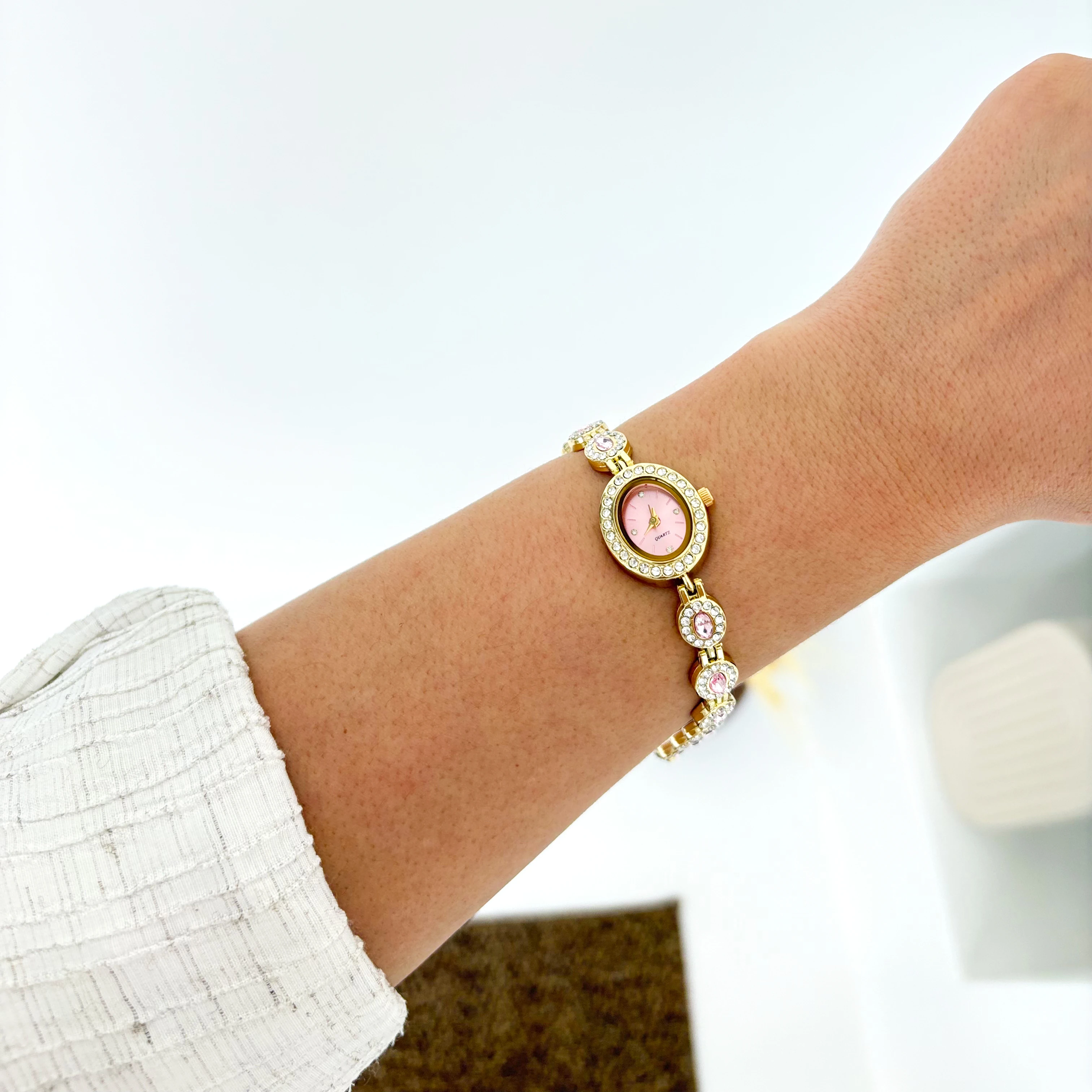 Nara Gold-Pink Watch | Saat