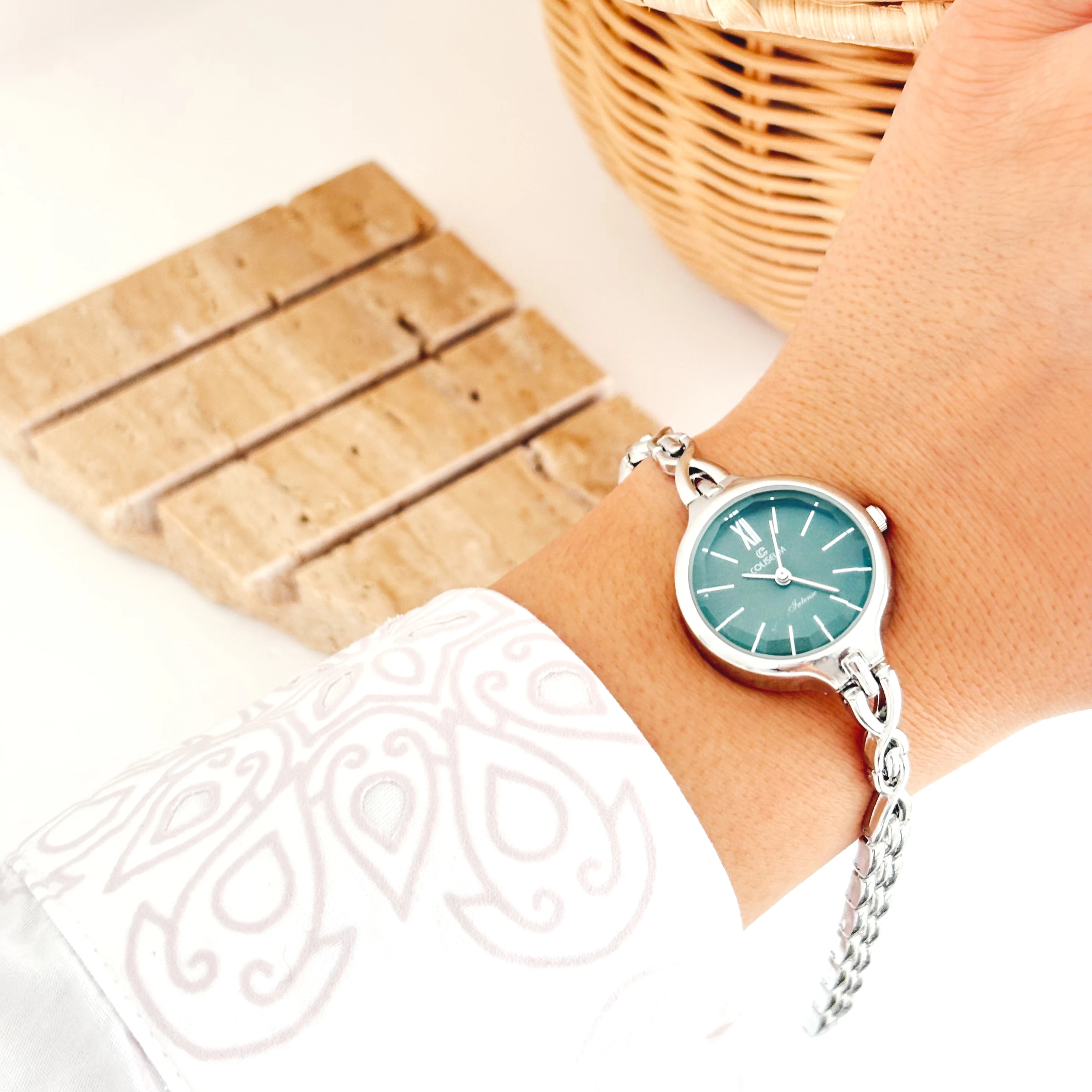 Kael Grey-Green Watch | Saat