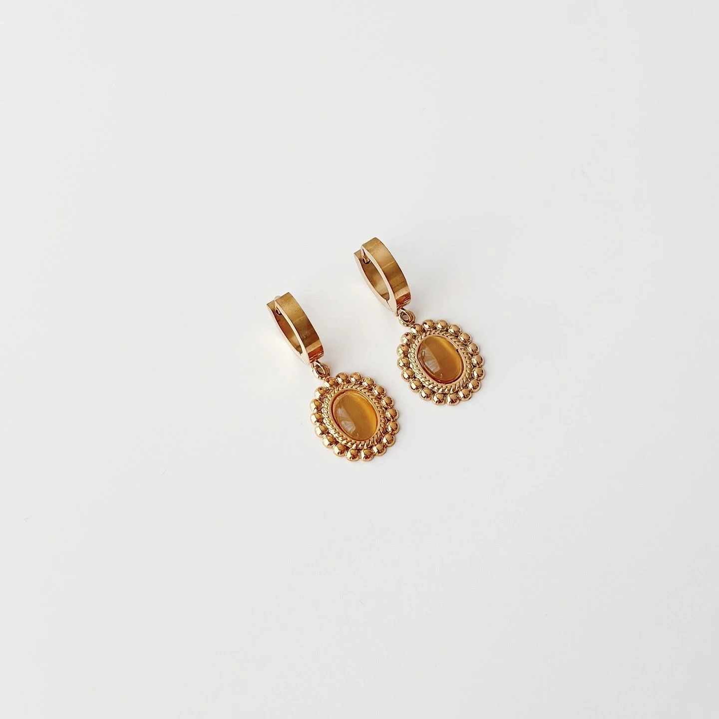 Sunrise Steel Earring | Çelik Küpe