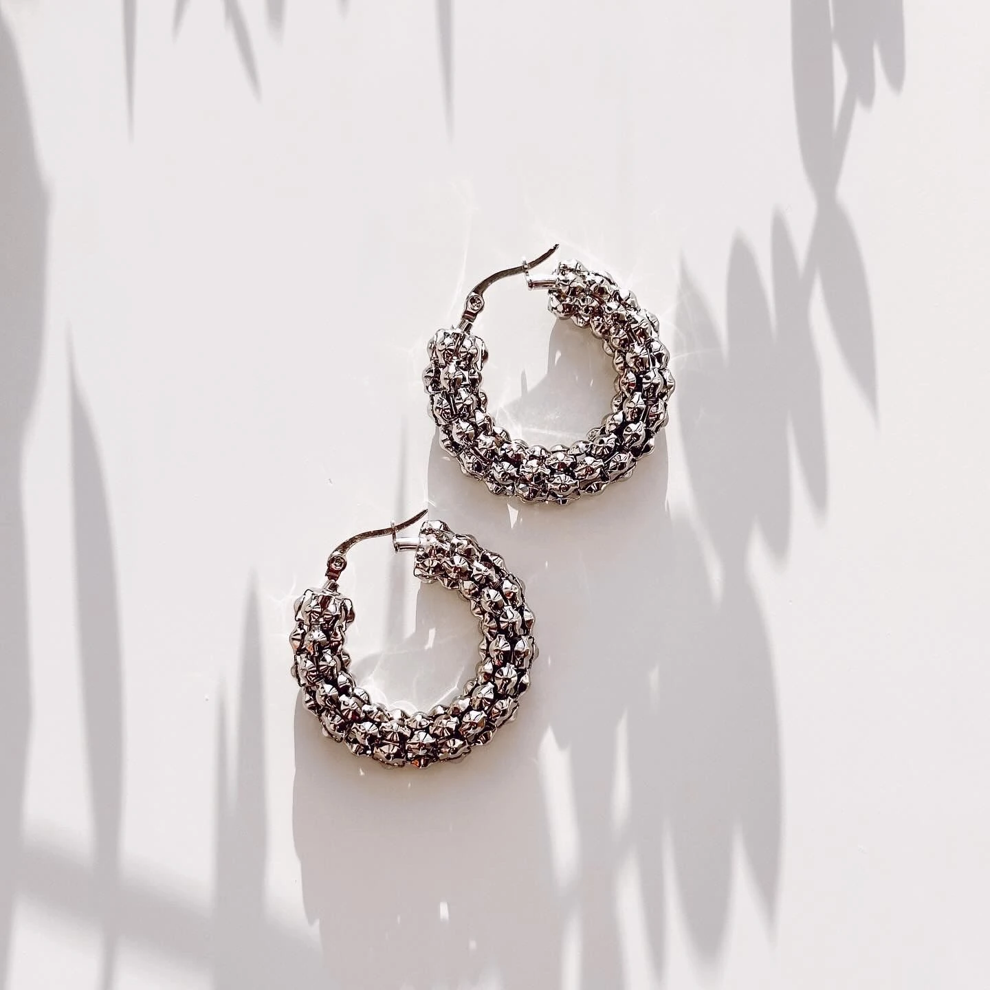 Whux Grey Steel Earring