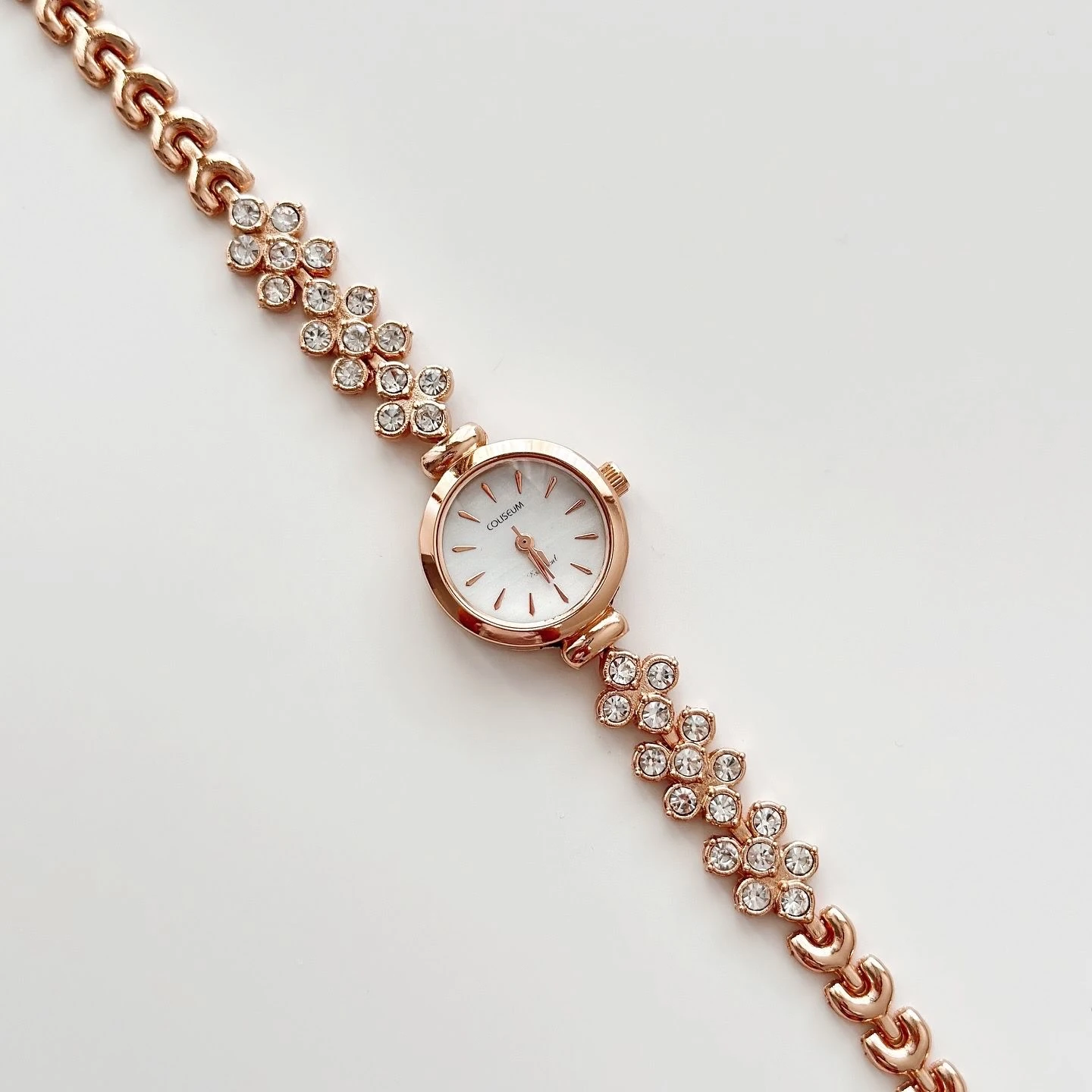 Ovein Rose-Cream Watch | Saat