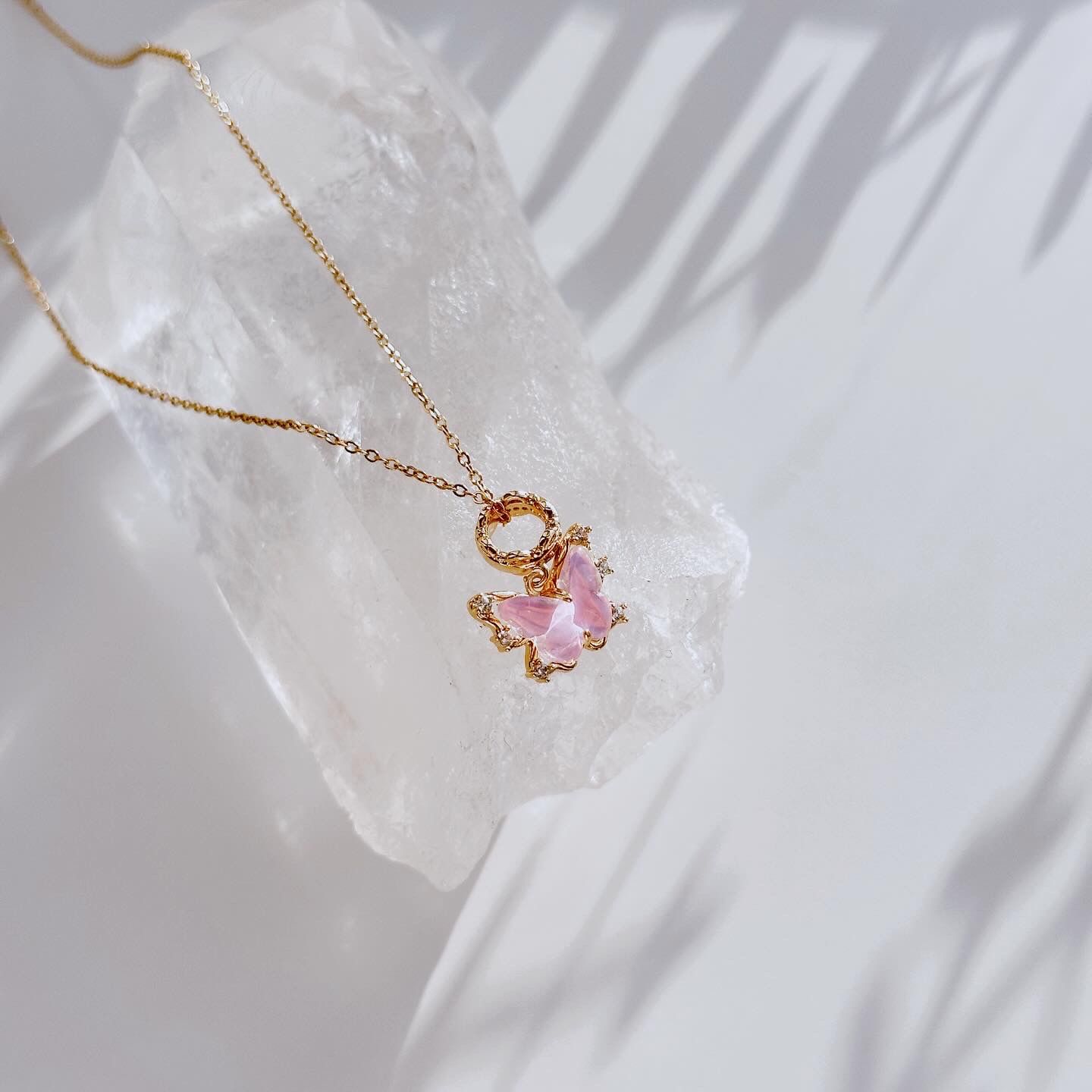 Lilac Steel Necklace