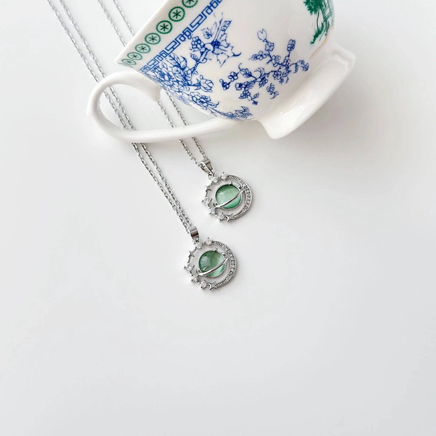 Olivnight Grey Steel Necklace | Çelik Kolye