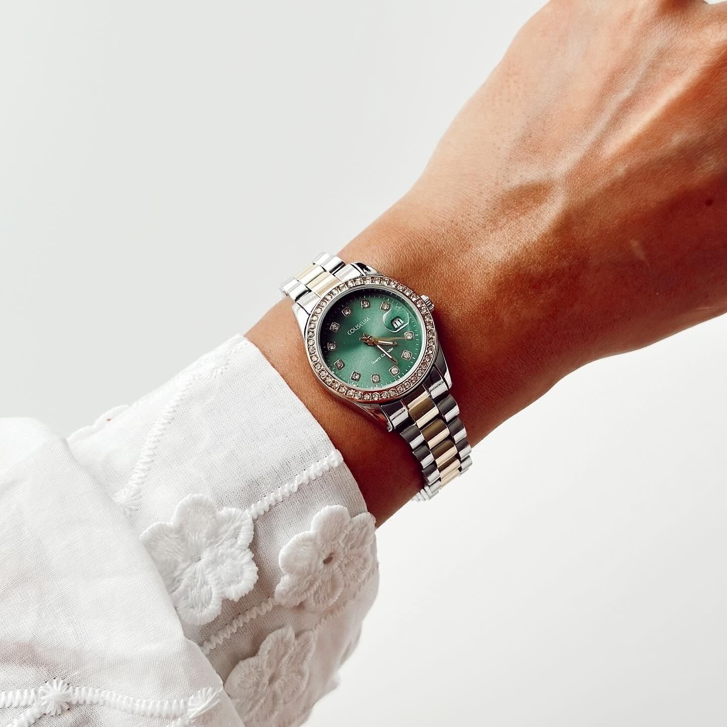 Roud Grey-Gold Watch | Saat