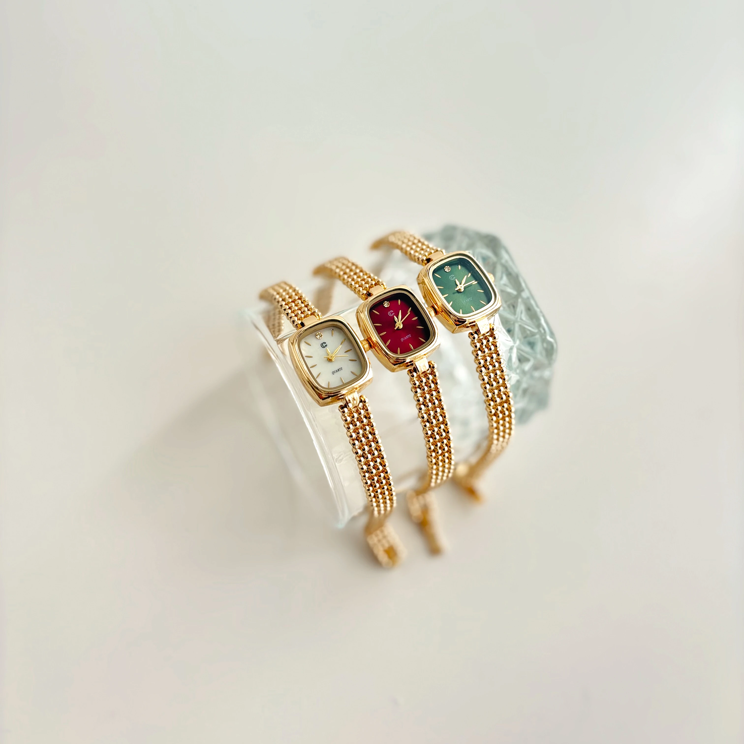 Nore Gold-Green Watch | Saat