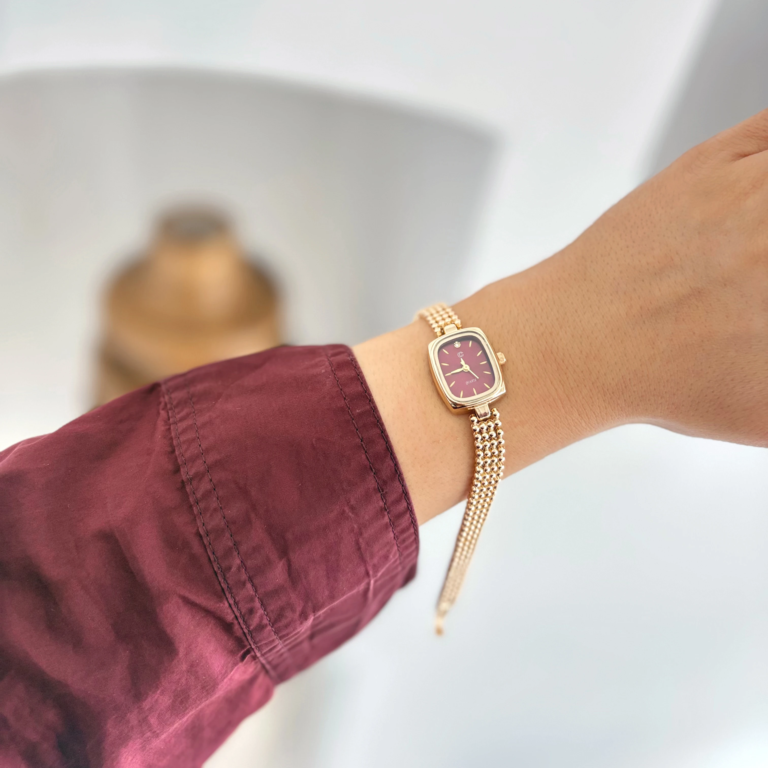 Nore Gold-Red Watch | Saat