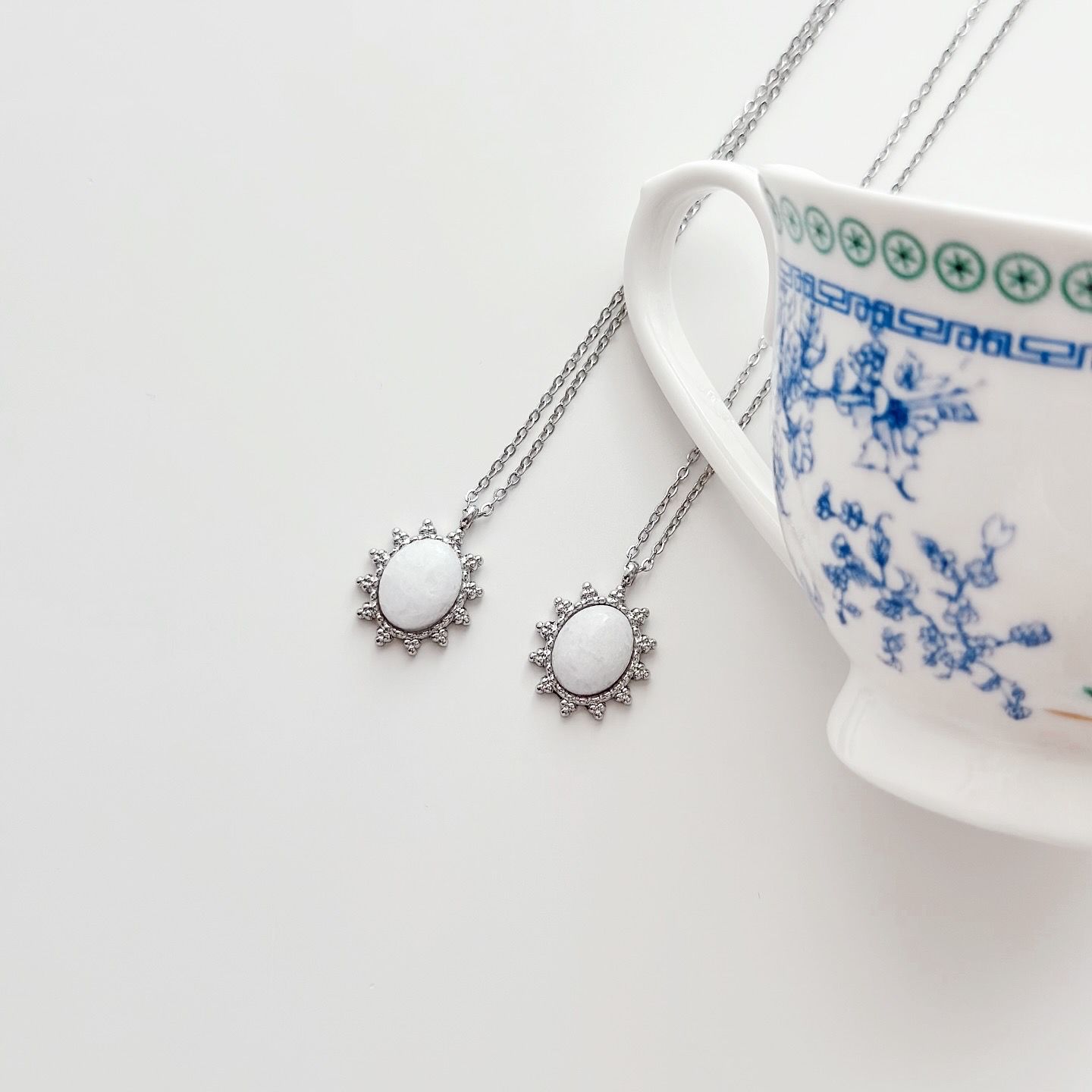 Denic Grey Steel Necklace | Çelik Kolye