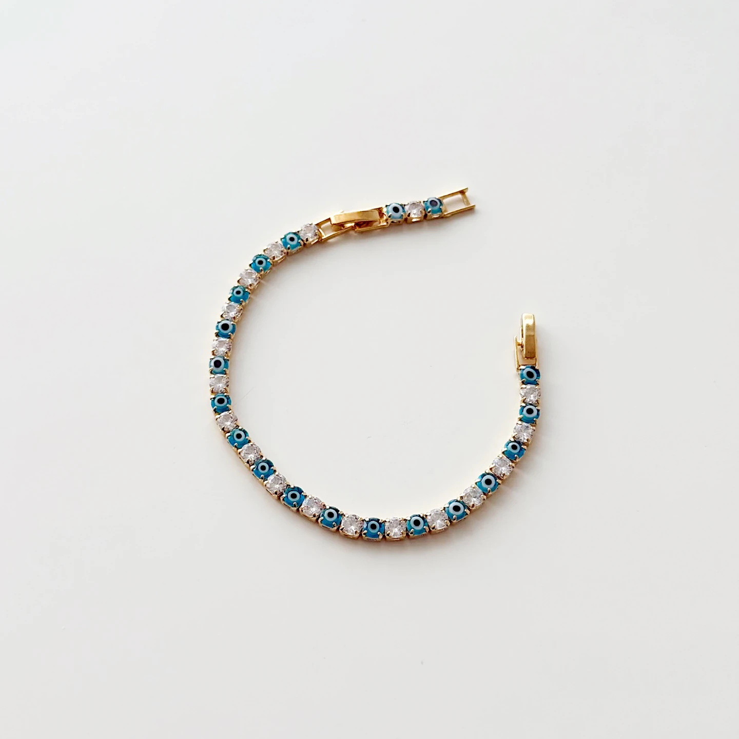 Blue Bead Steel Bracelet | Bileklik