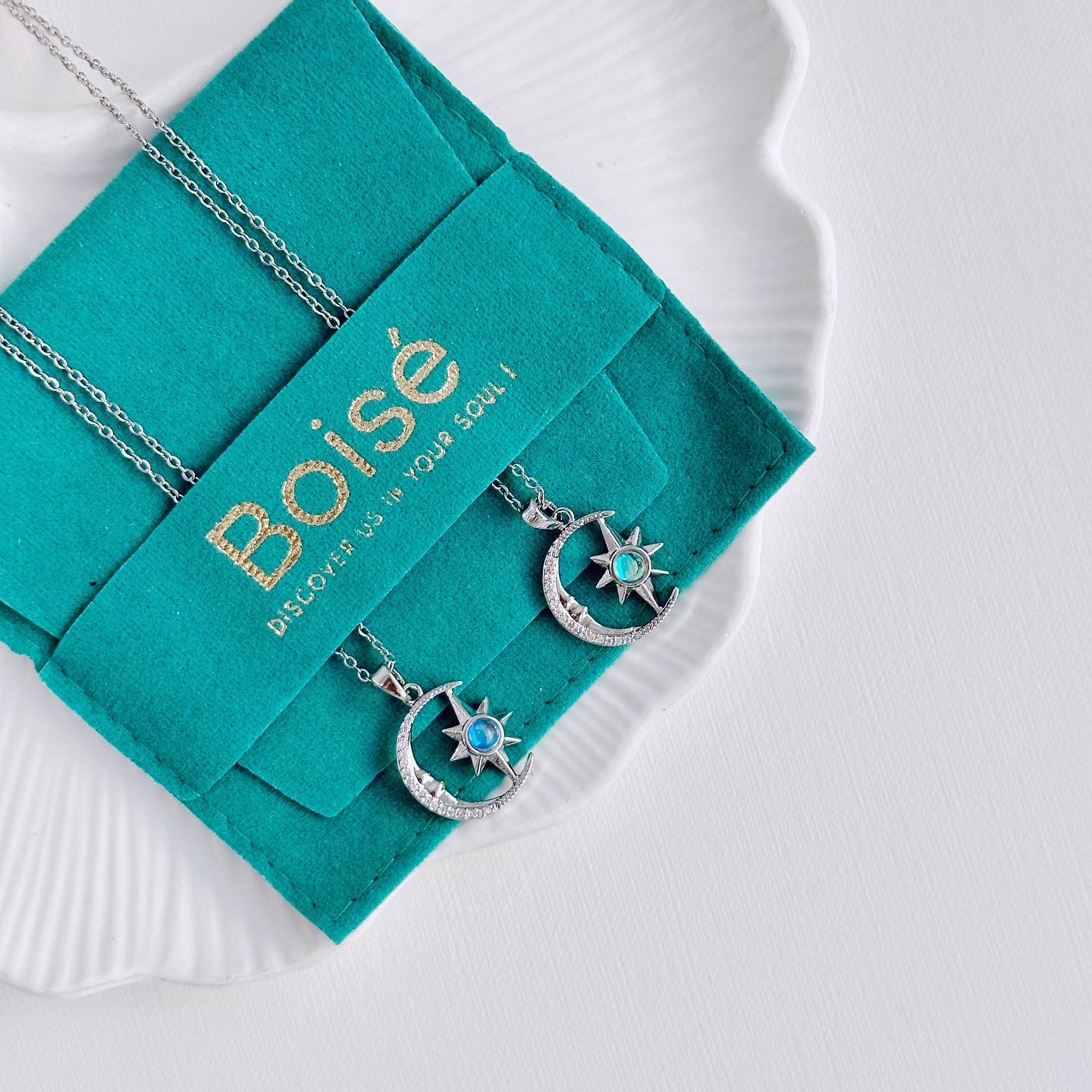 Sunmoon Steel Necklace