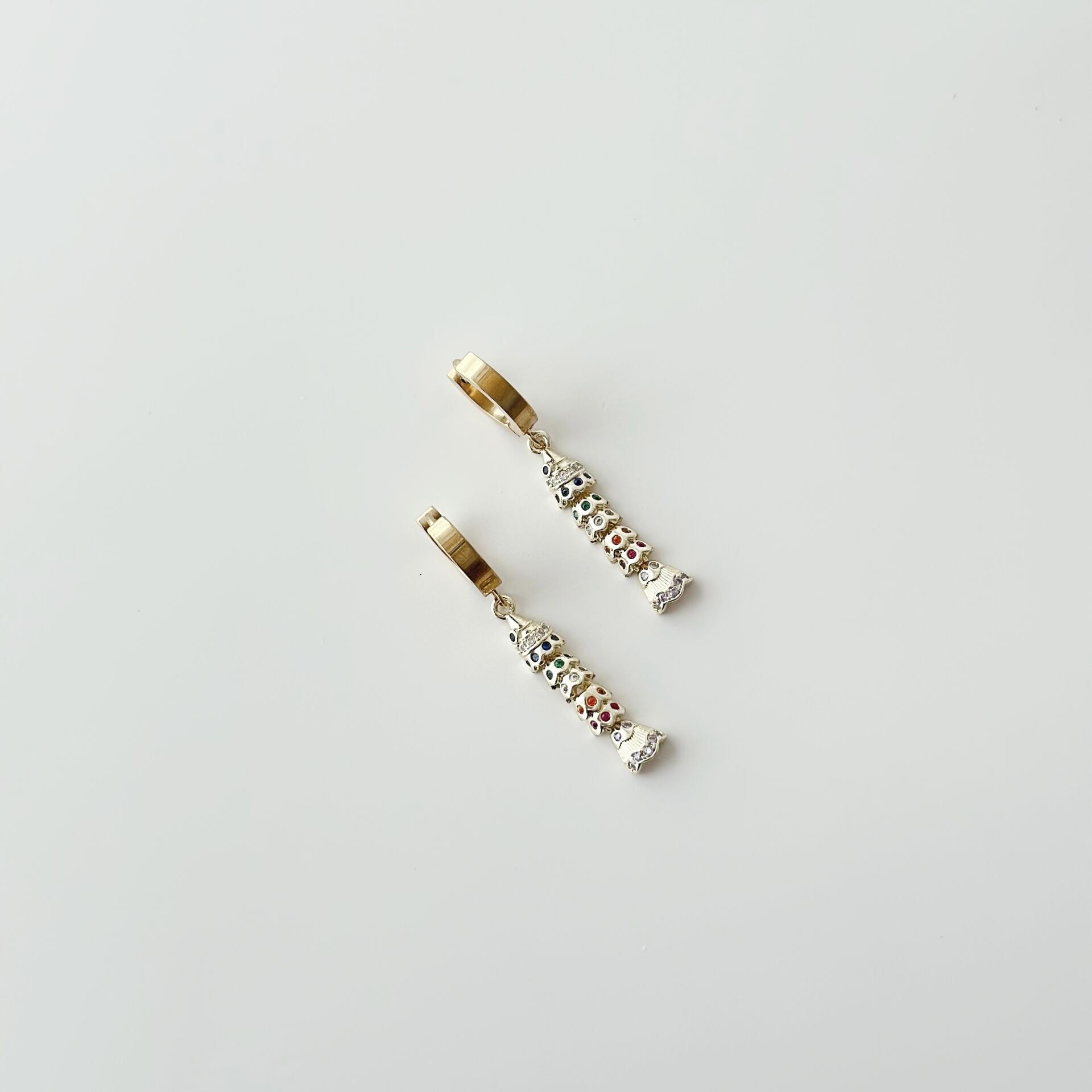 Fishes Steel Earring | Çelik Küpe