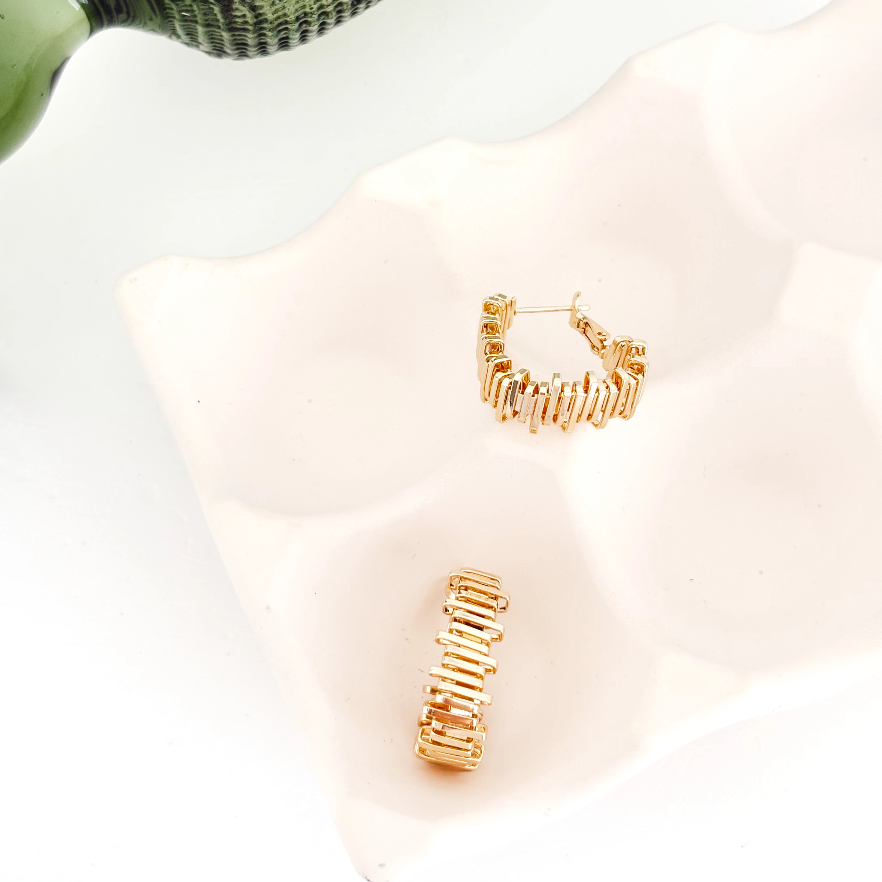 Delen Steel Earring | Çelik Küpe