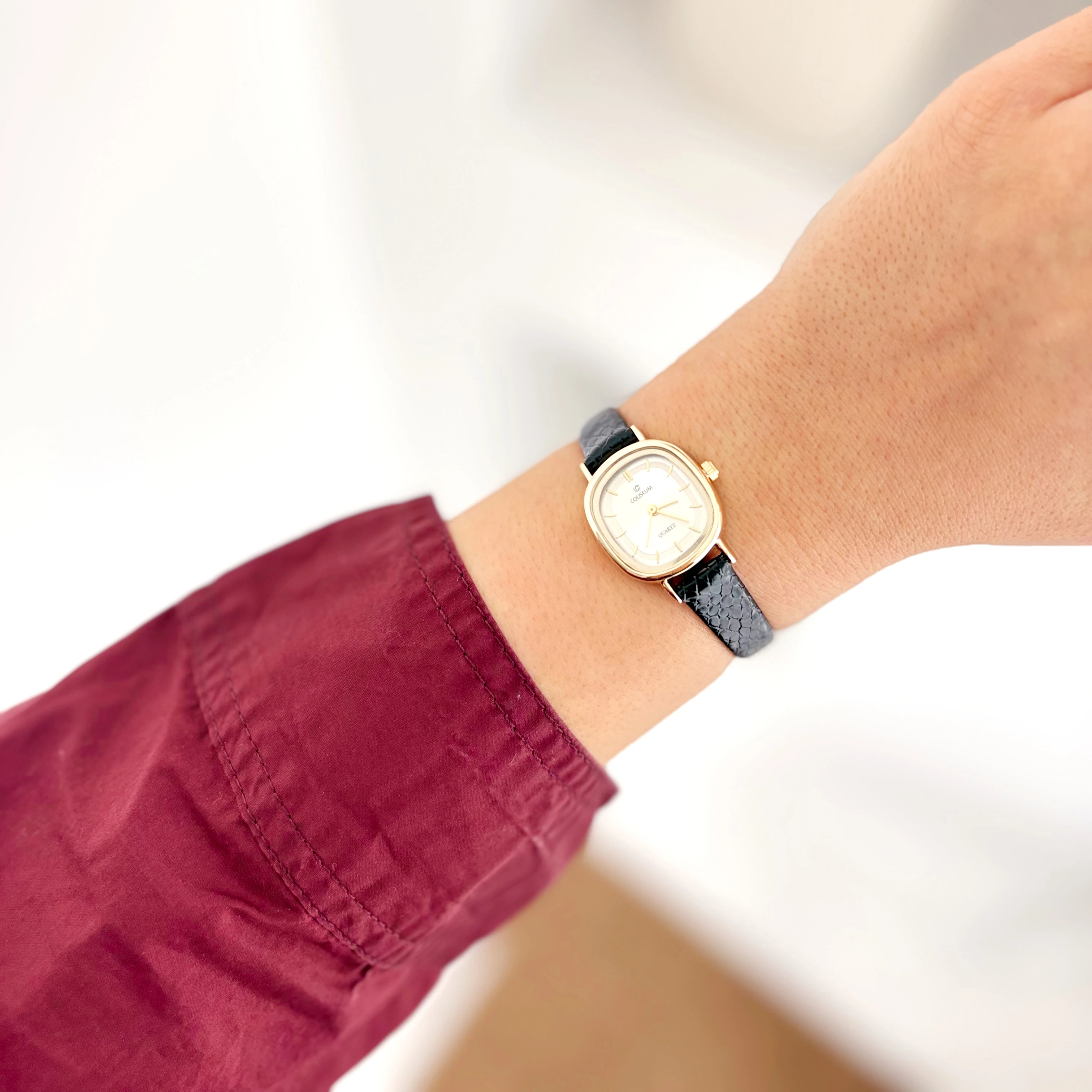 Tayen Black-Gold-White Watch | Saat