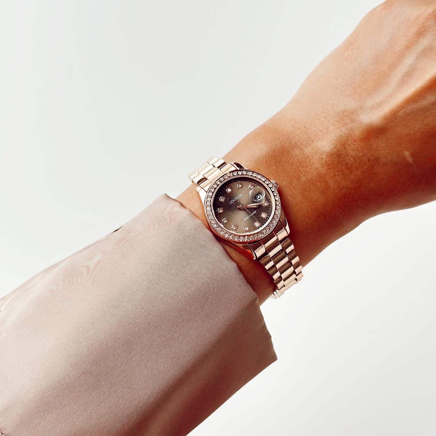 Roud Rose-Brown Watch | Saat