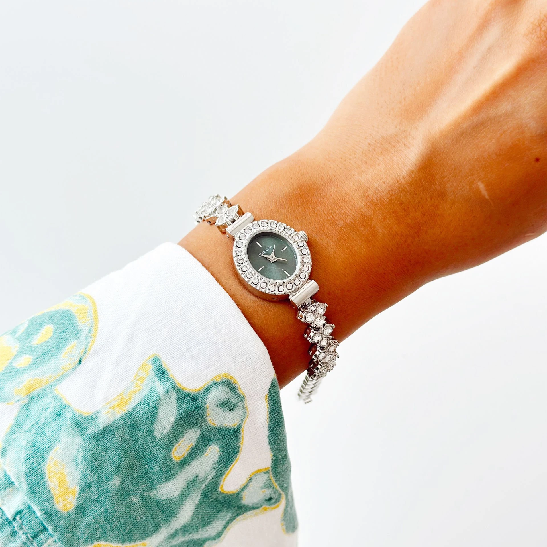 Bella Grey-Green Watch | Saat