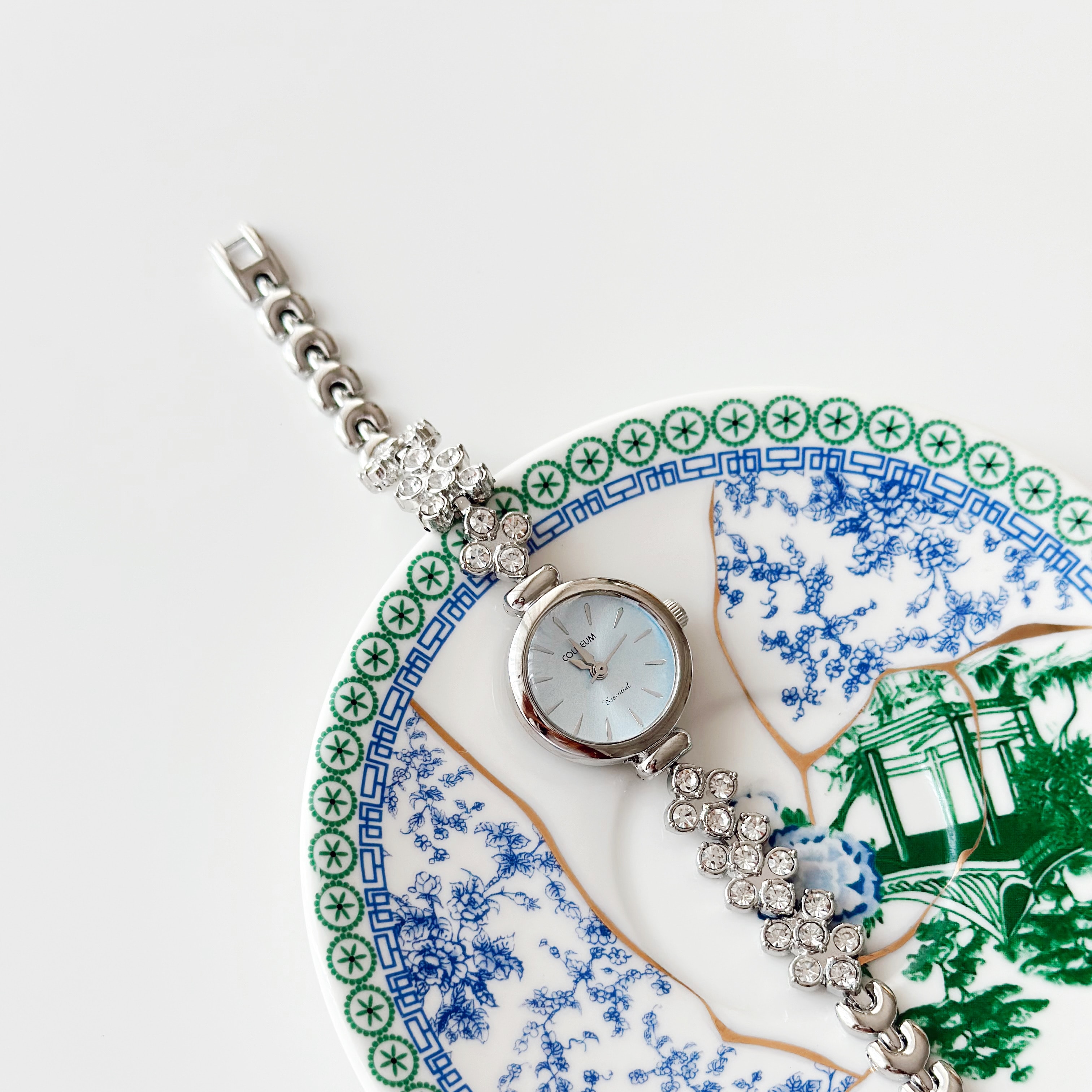 Ovein Grey-Blue Watch | Saaat