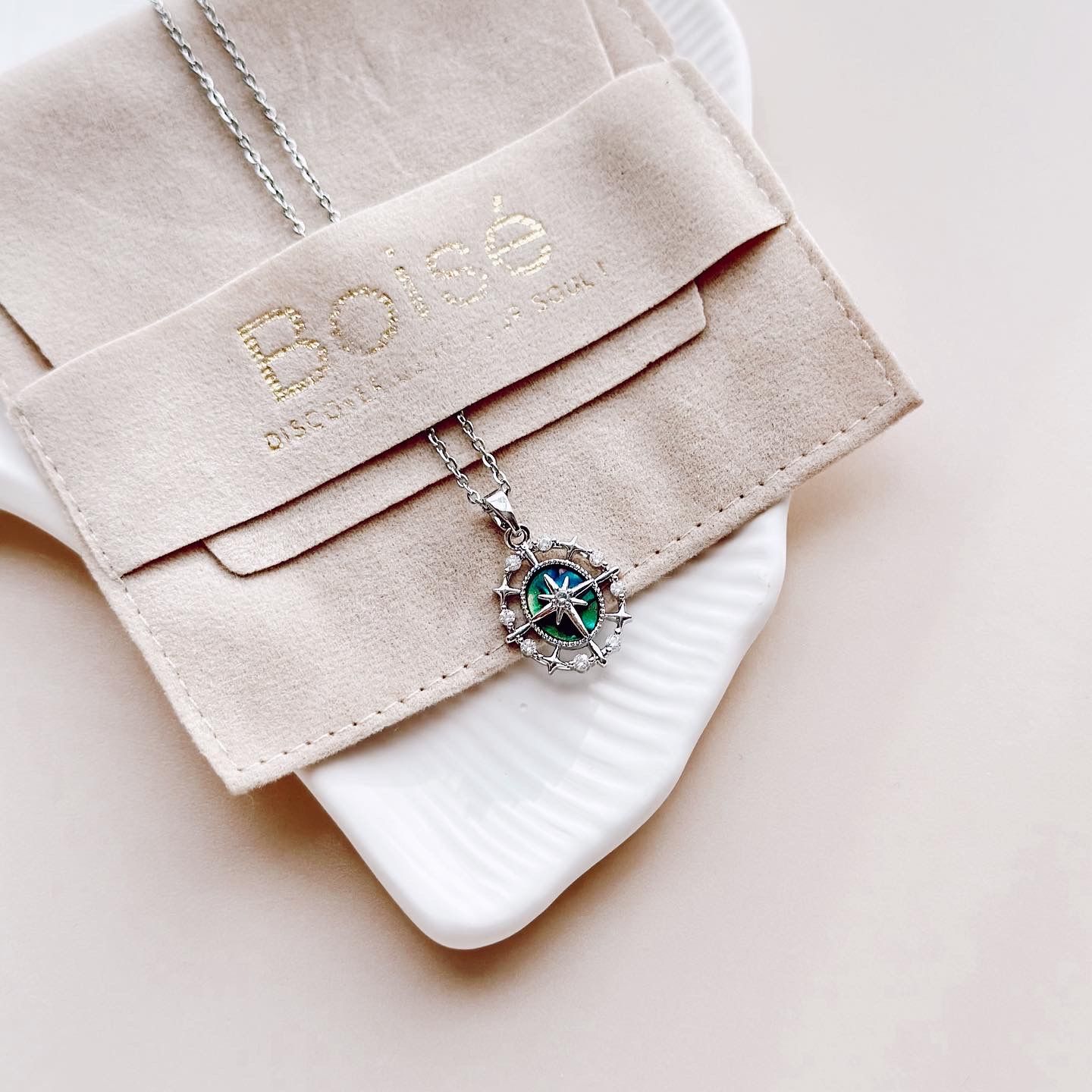 Spain Grey Steel Necklace