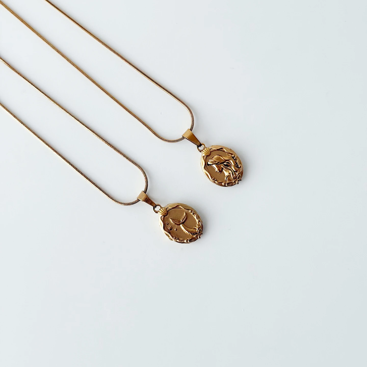 Mermaid Steel Necklace | Çelik Kolye