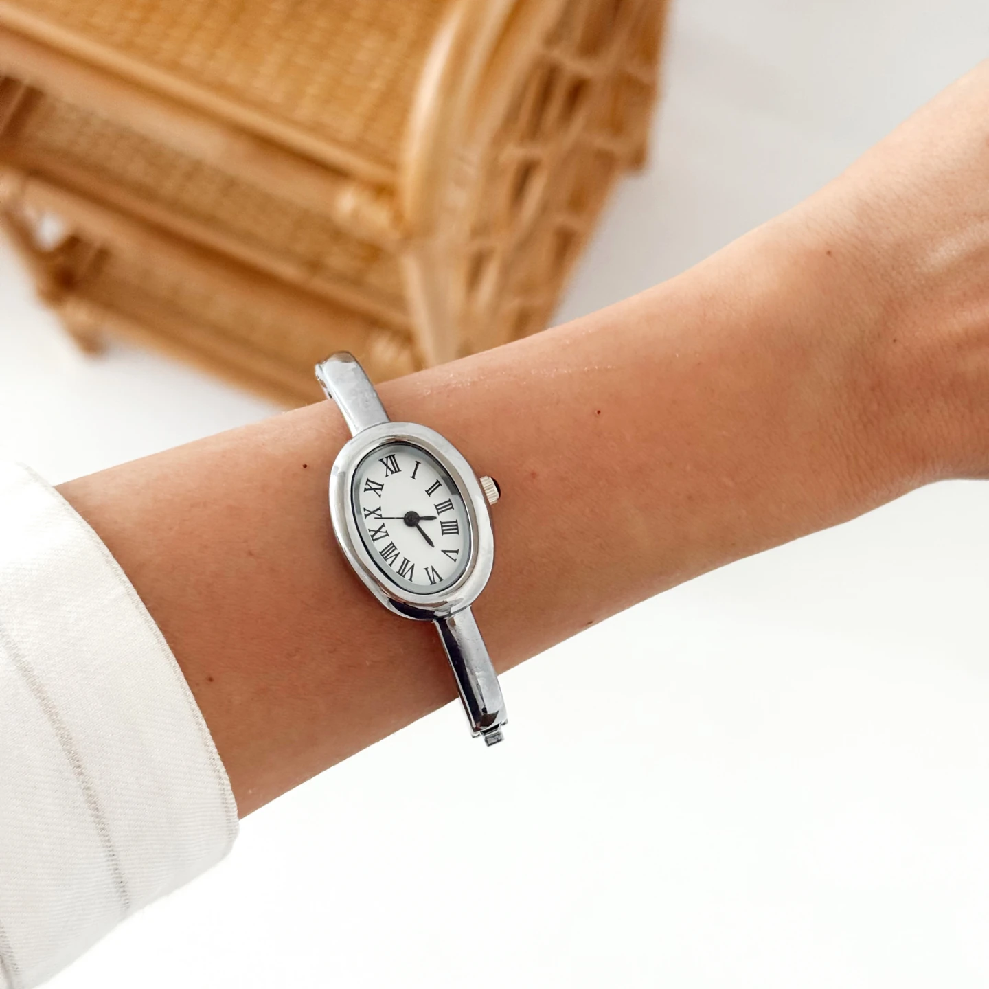 Martin Silver-White Watch | Saat