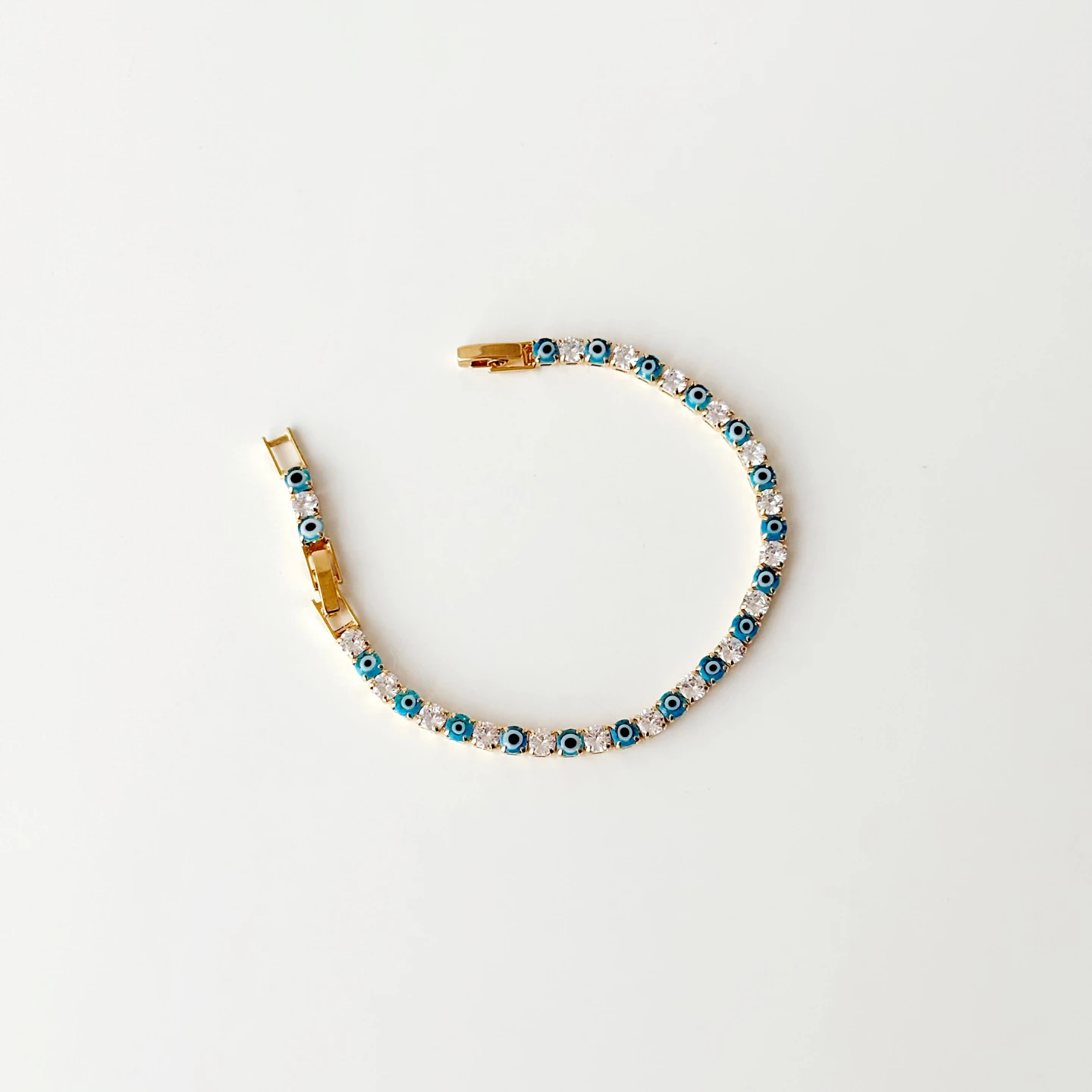 Blue Bead Steel Bracelet | Bileklik