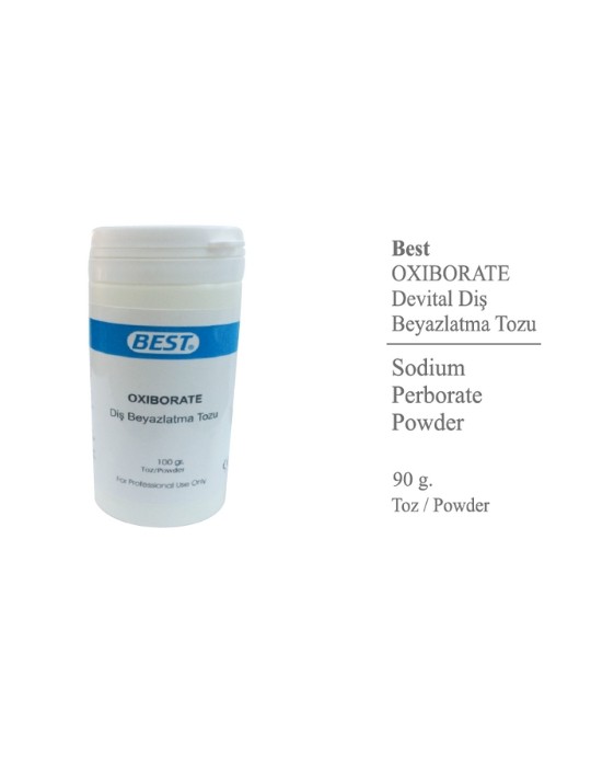 Oxiborate Devital Dişler için Beyazlatma Tozu(90 gr)