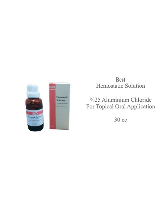 Hemostatik Solüsyon %25 Aluminum Chloride 30 cc