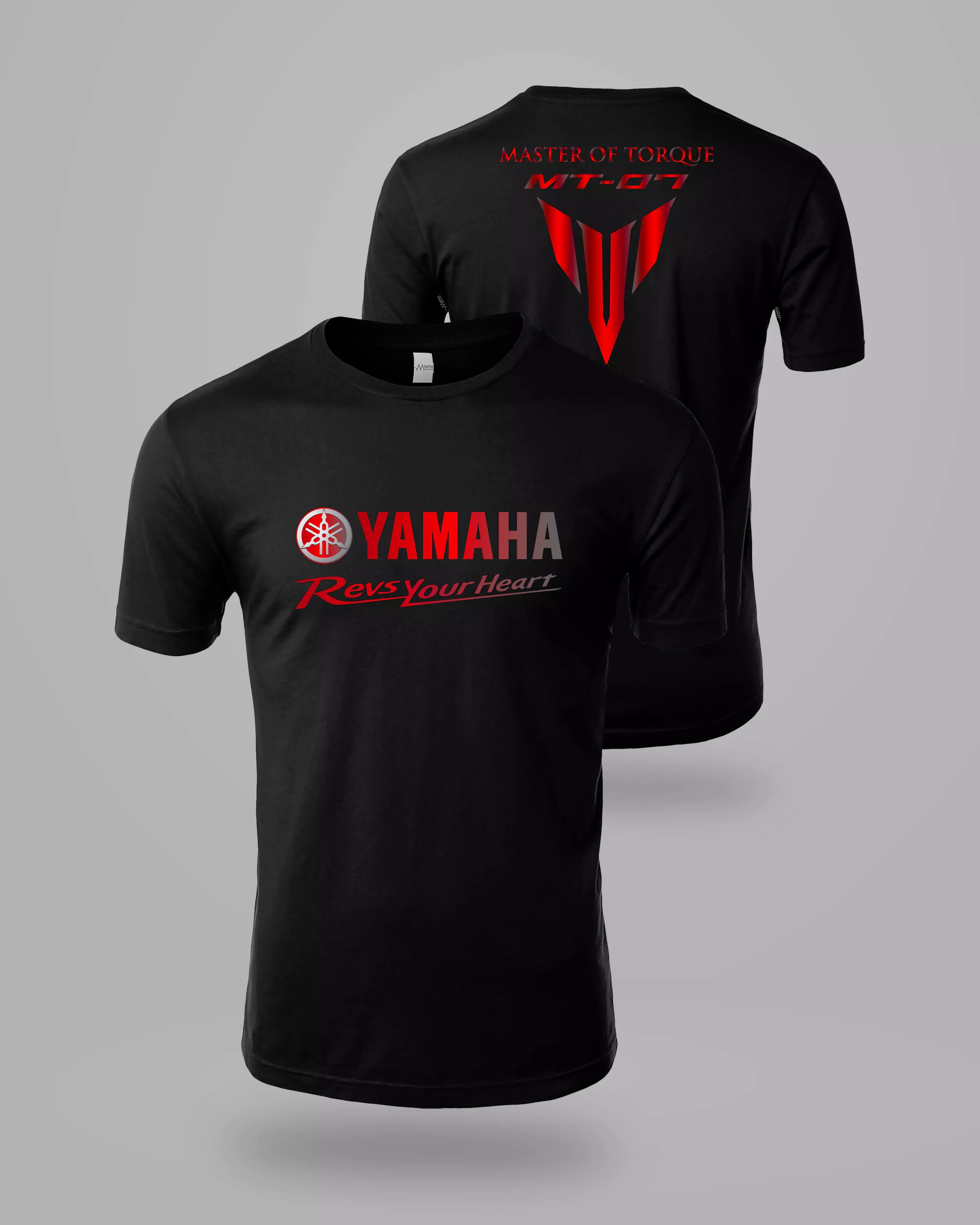 Yamaha MT-07 Revs Your Heart ALC Sırt Baskılı Tişört