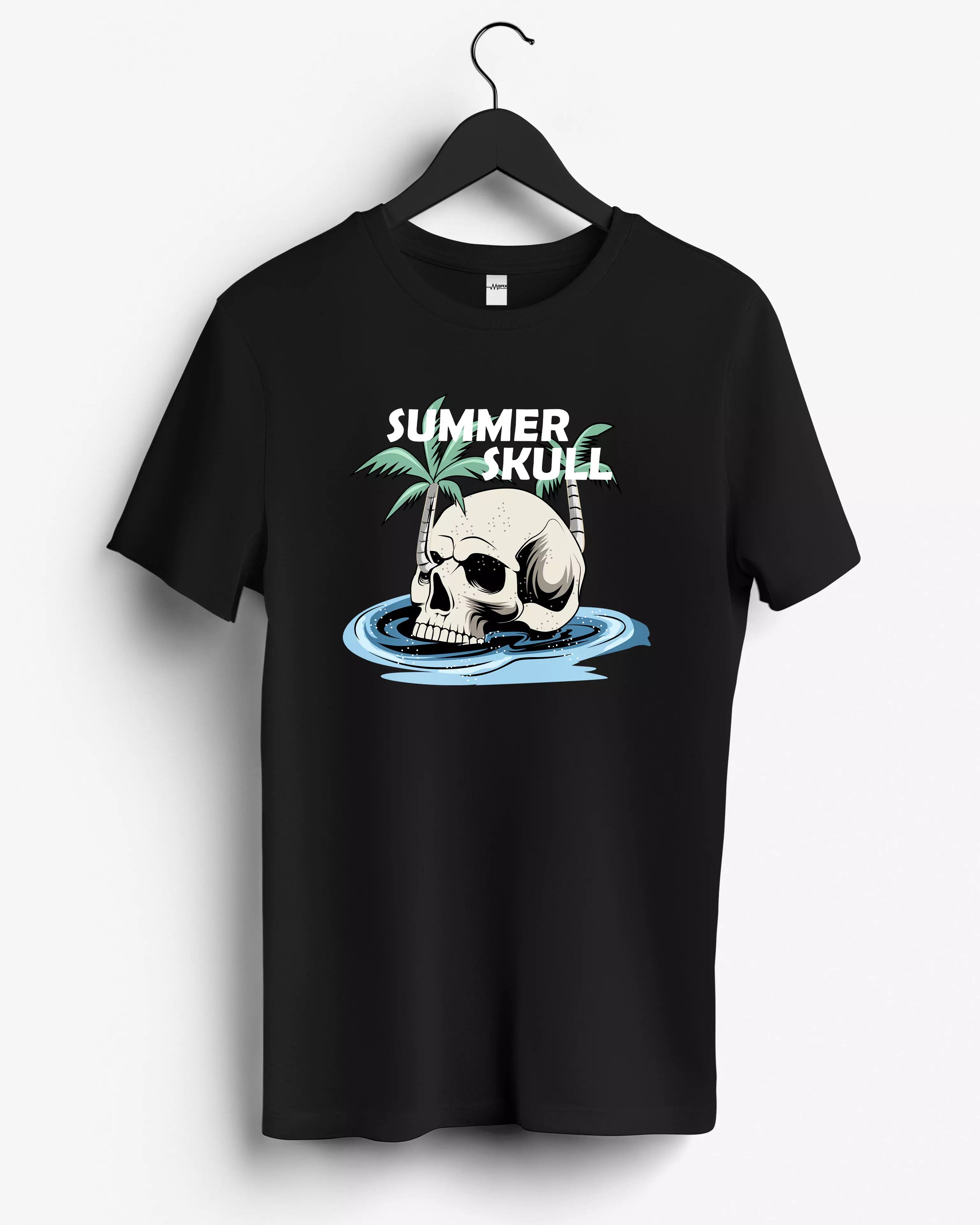 Summer Skull Baskılı Tişört