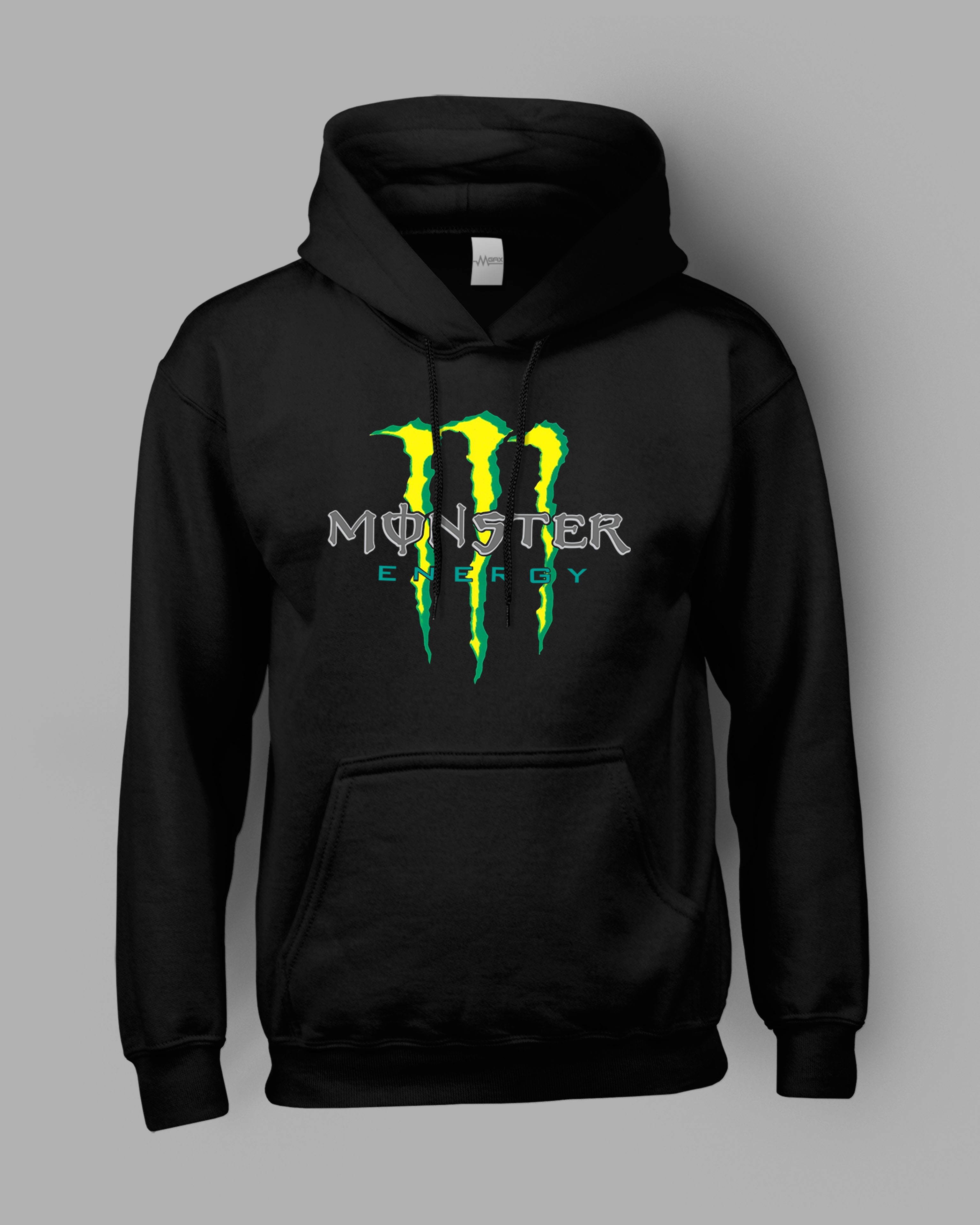 Monster Energy Baskılı Kapüşonlu Sweatshirt