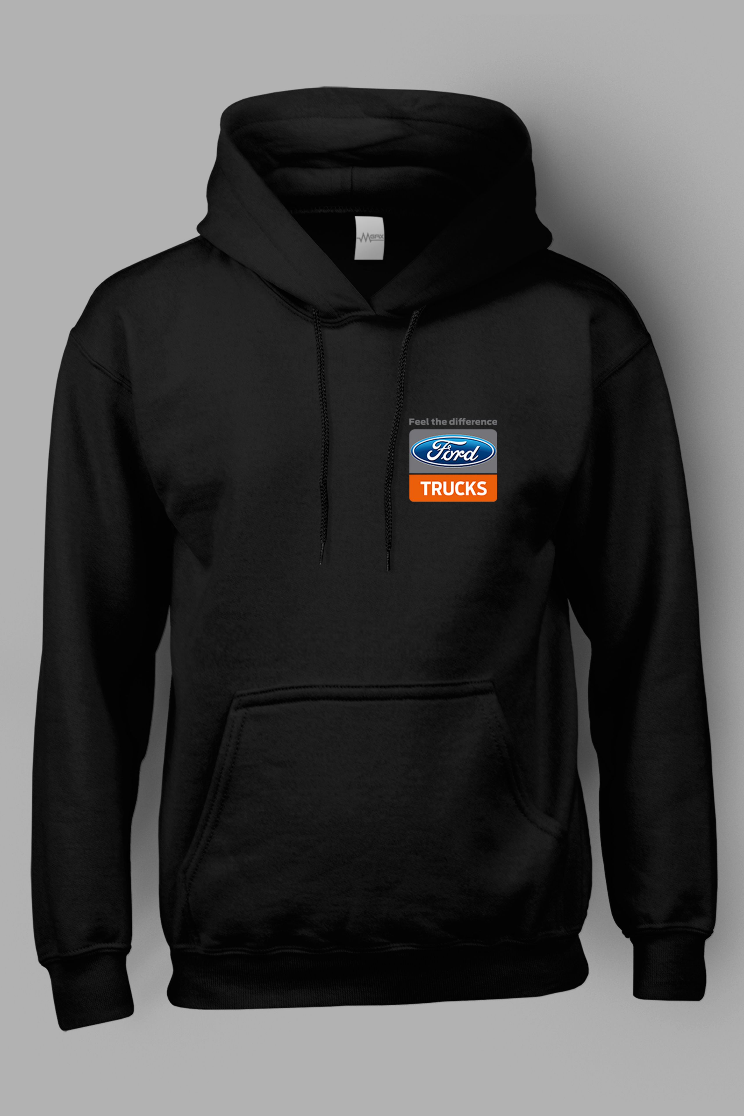 Ford Trucks Baskılı Kapüşonlu Sweatshirt