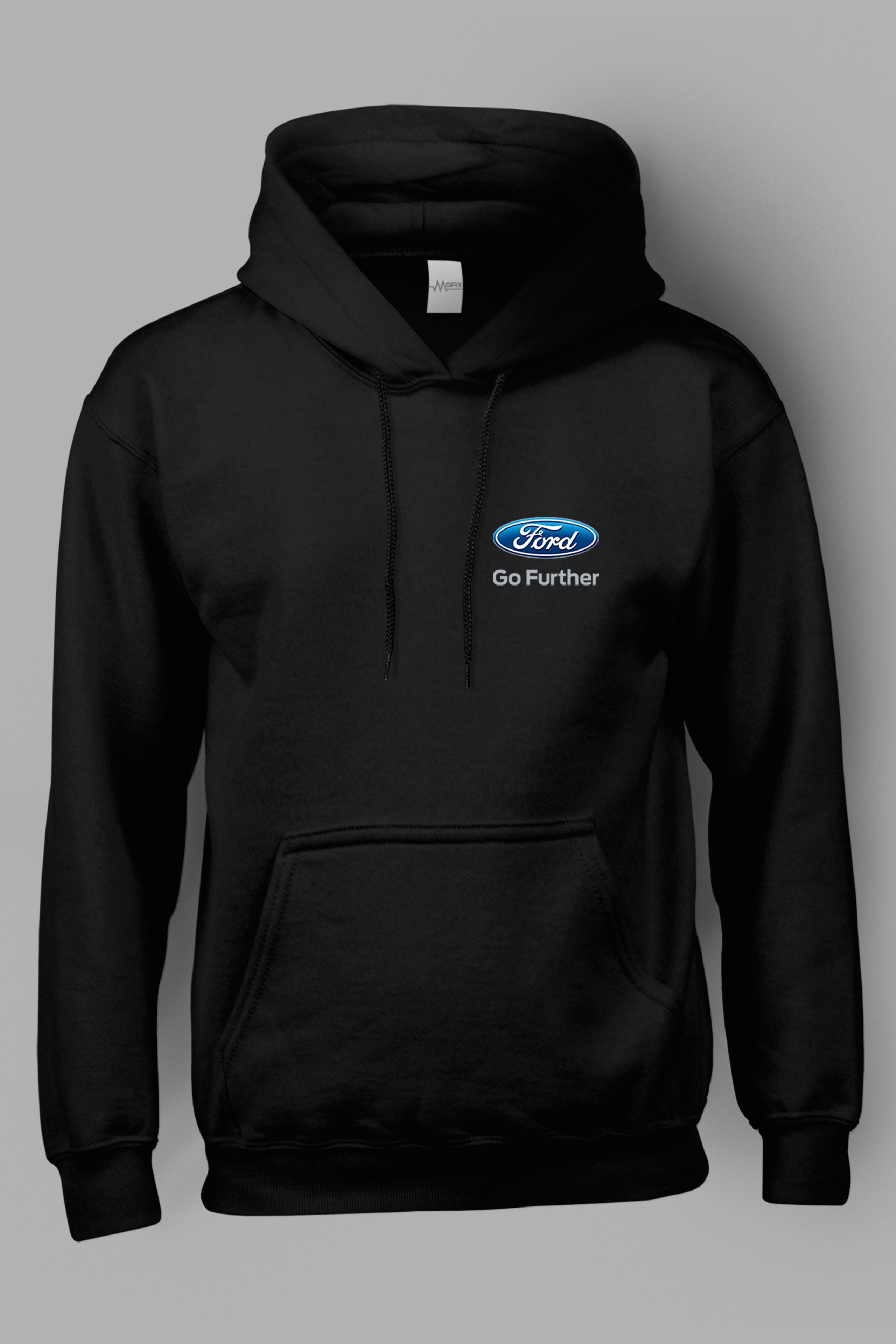 Ford Arma Baskılı Kapüşonlu Sweatshirt