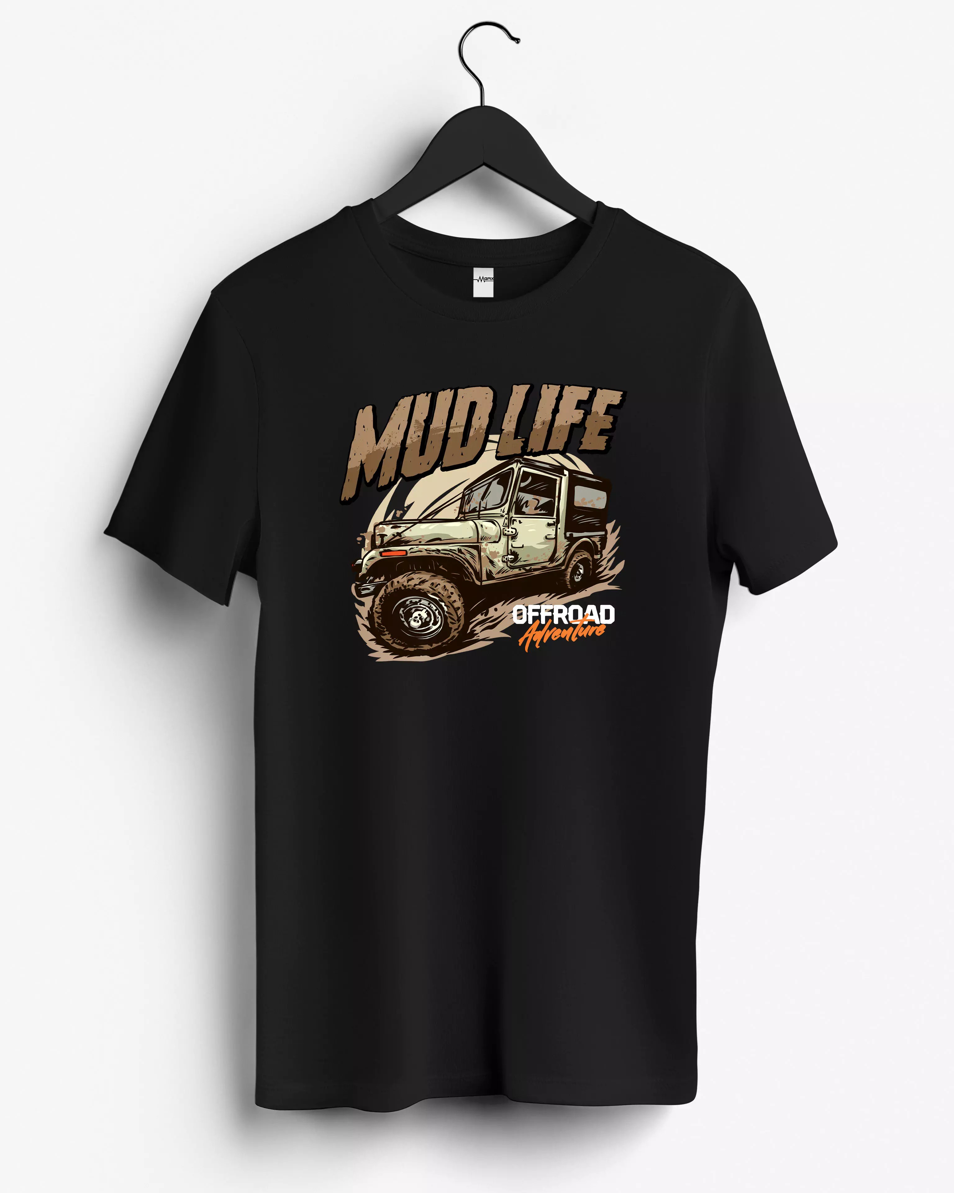 Off Road Mud Life Baskılı Tişört