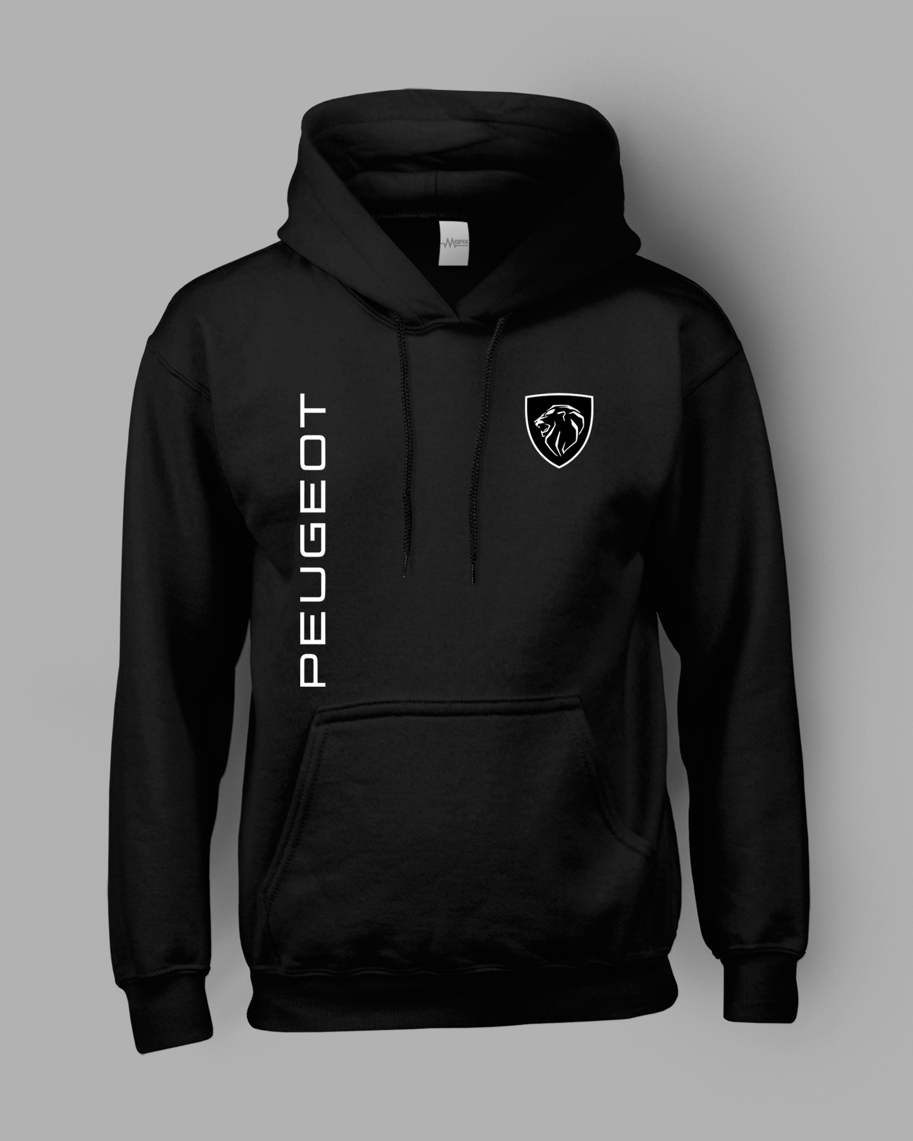 Peugeot Göğüs Logo Baskılı Kapüşonlu Sweatshirt