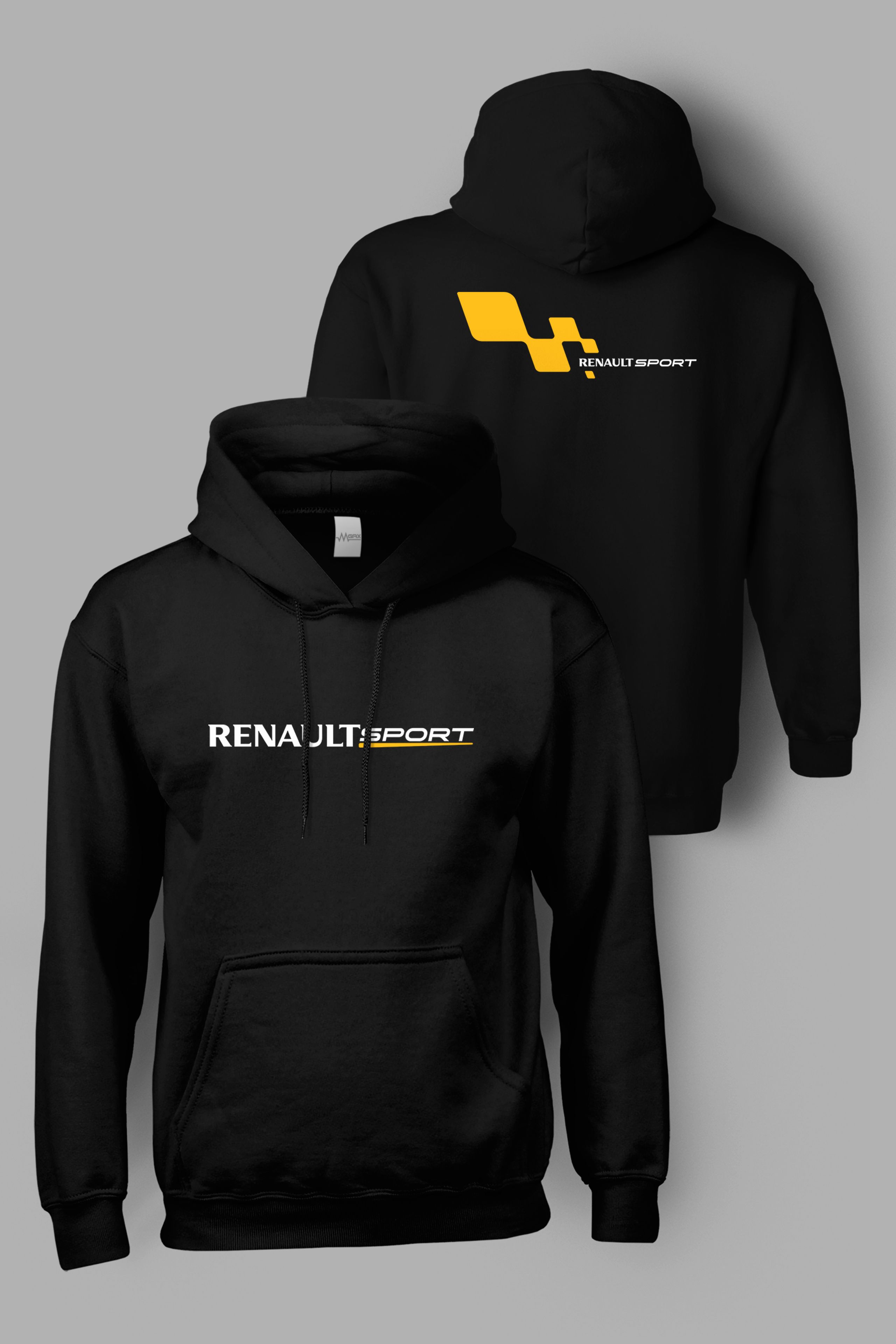 Renault Sport Sırt Baskılı Kapüşonlu Sweatshirt