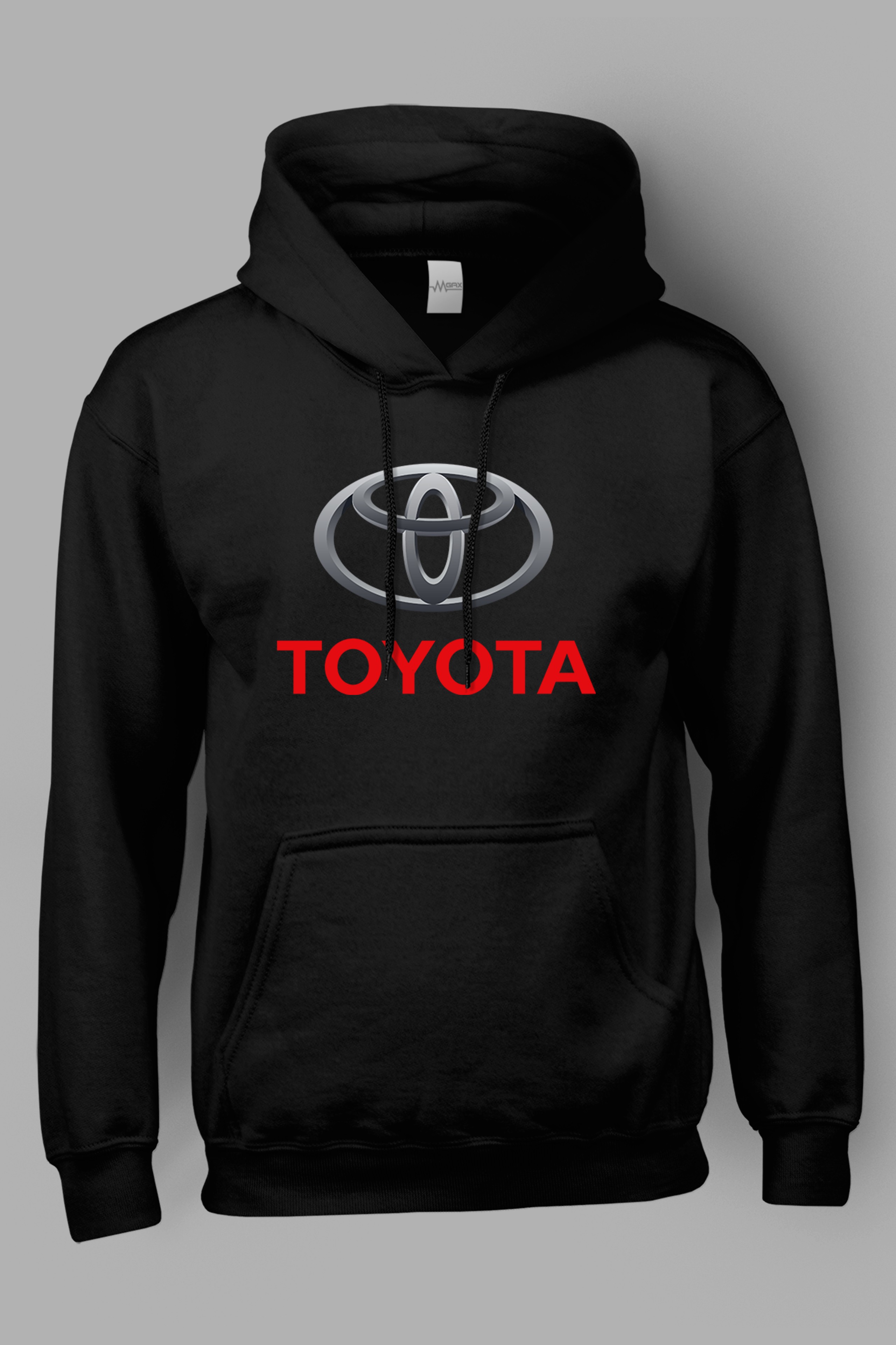 Toyota Göğüs Baskılı Kapüşonlu Sweatshirt