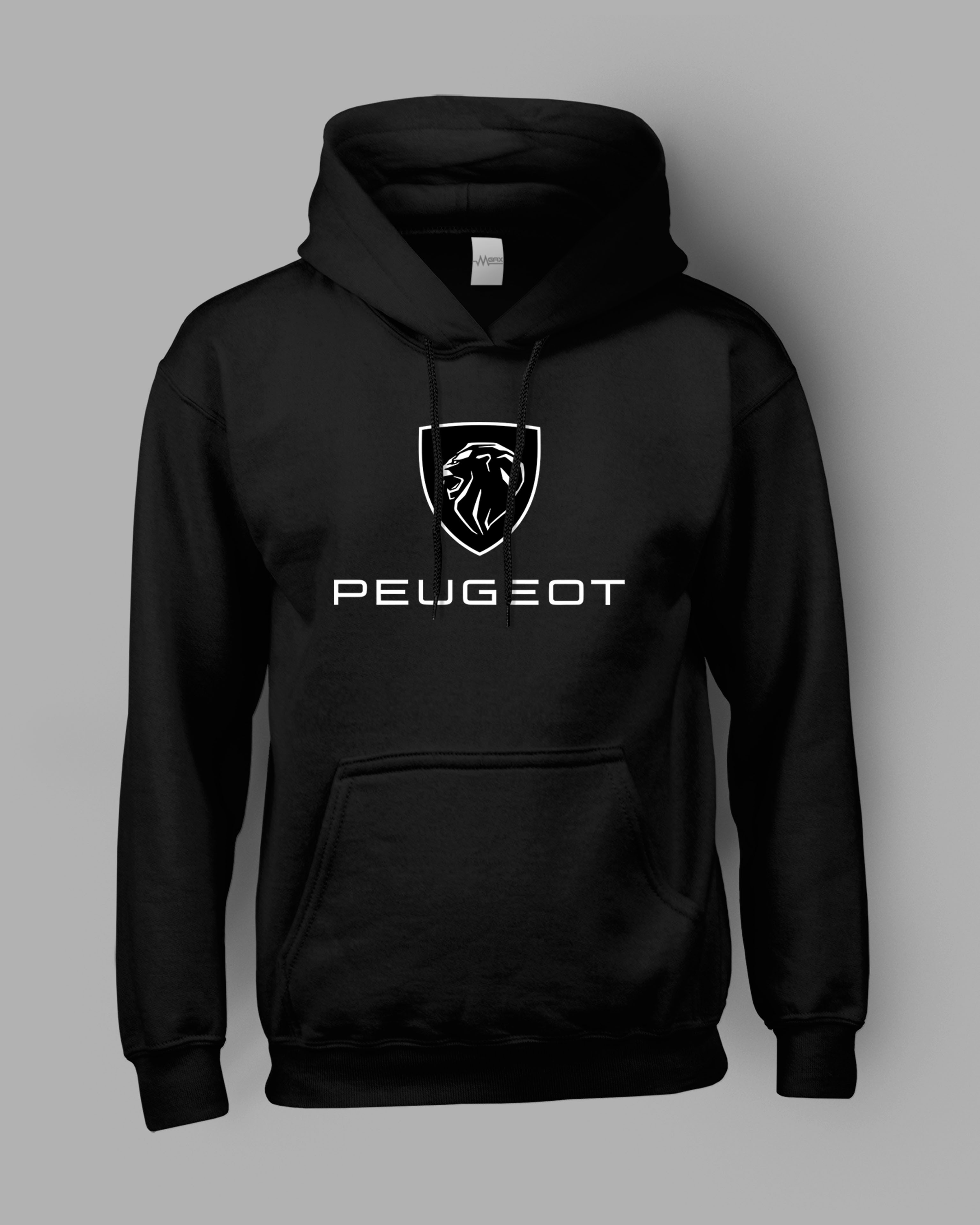 Peugeot Göğüs Baskılı Kapüşonlu Sweatshirt