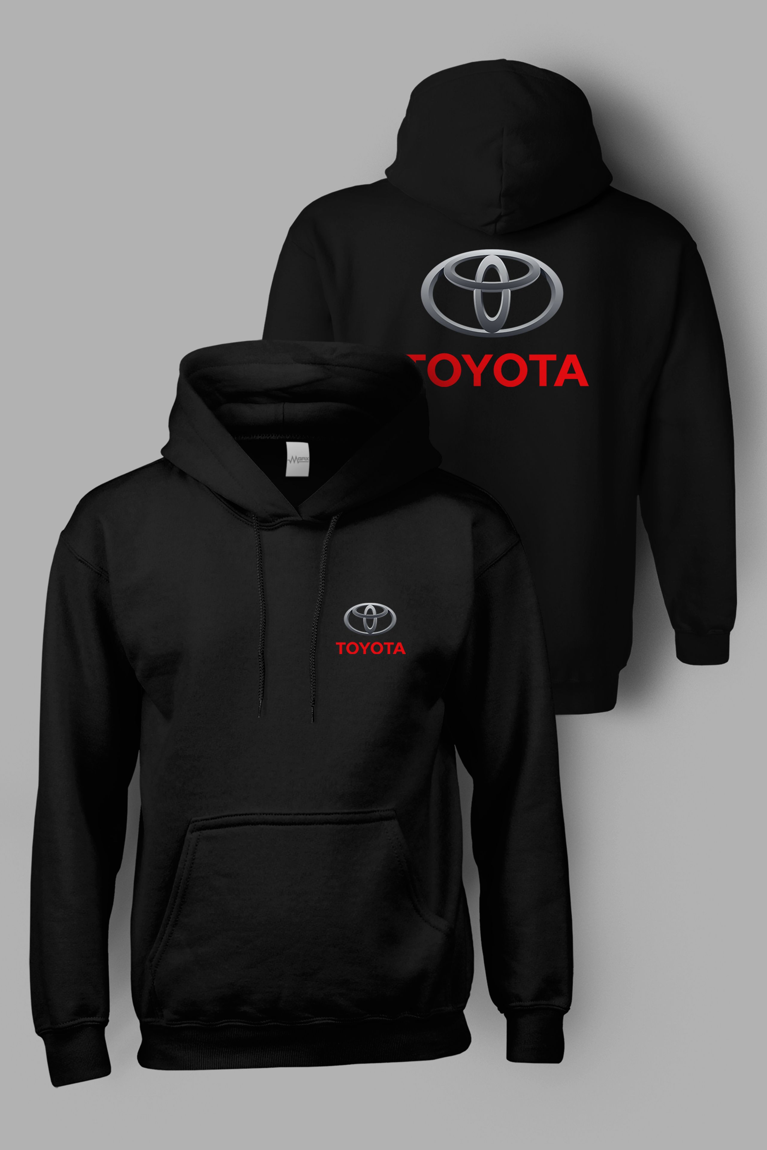 Toyota Arma Sırt Baskılı Kapüşonlu Sweatshirt