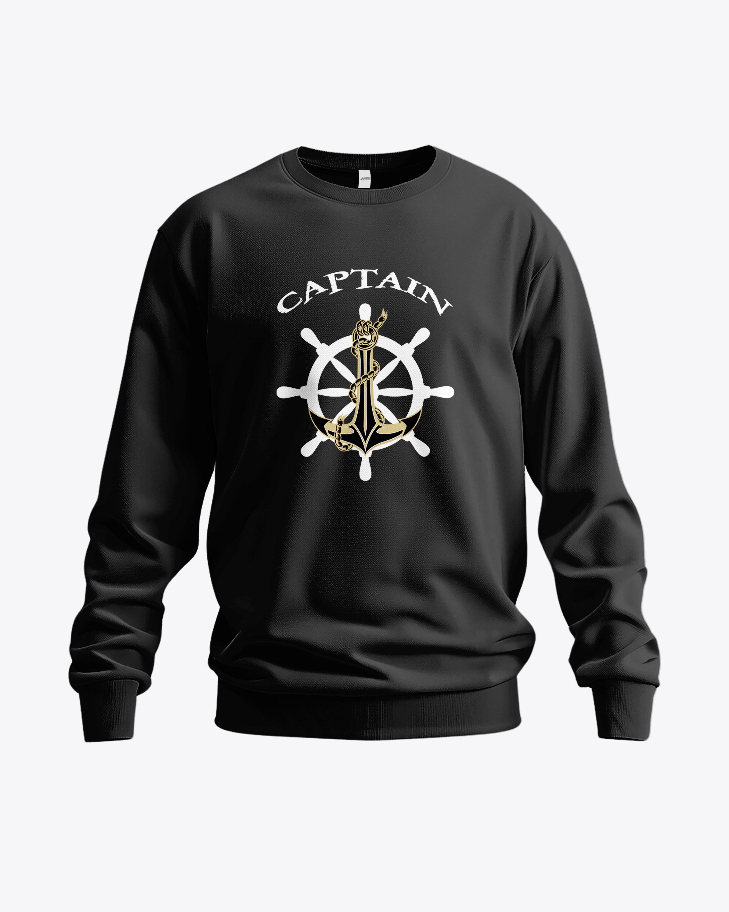 Captain Baskılı Sweatshirt