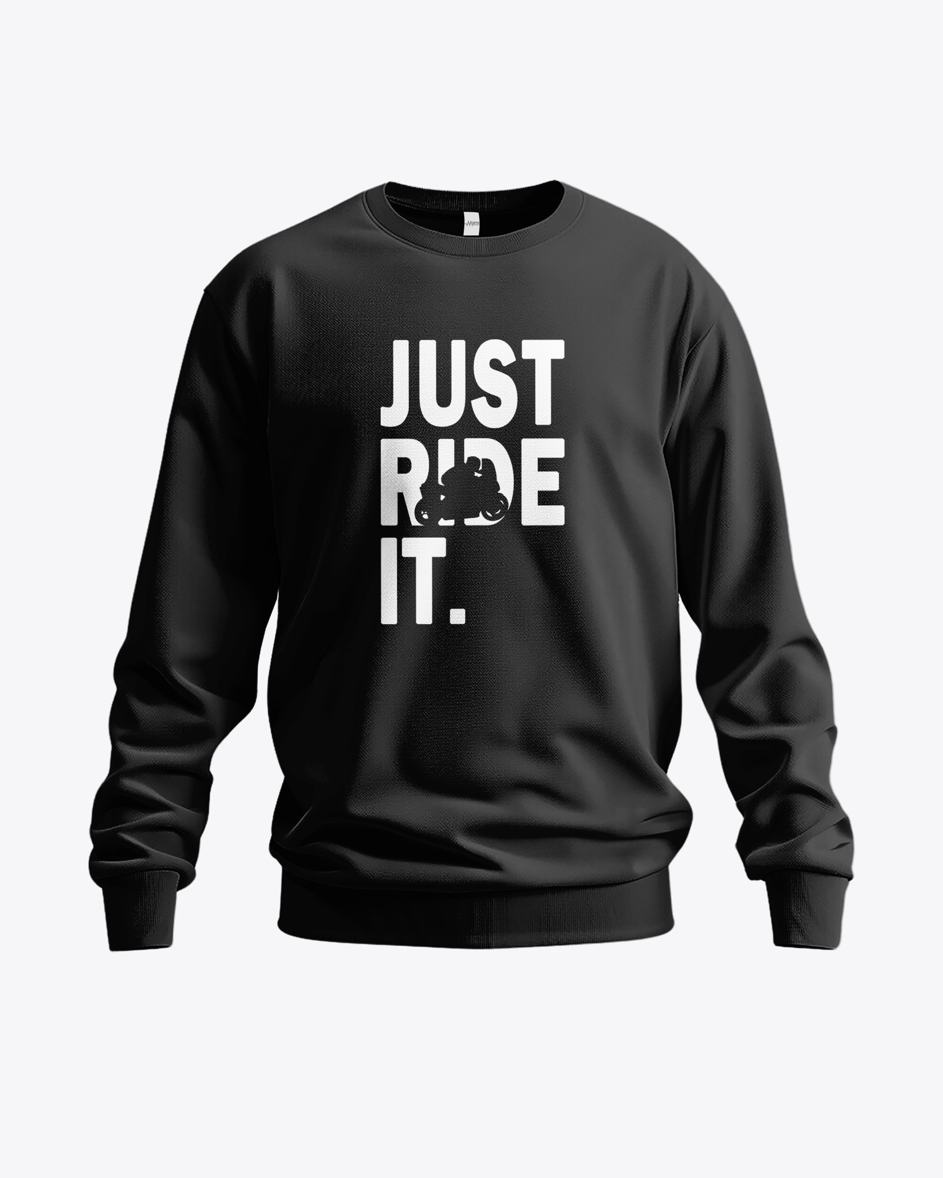 Just Ride It Baskılı Sweatshirt