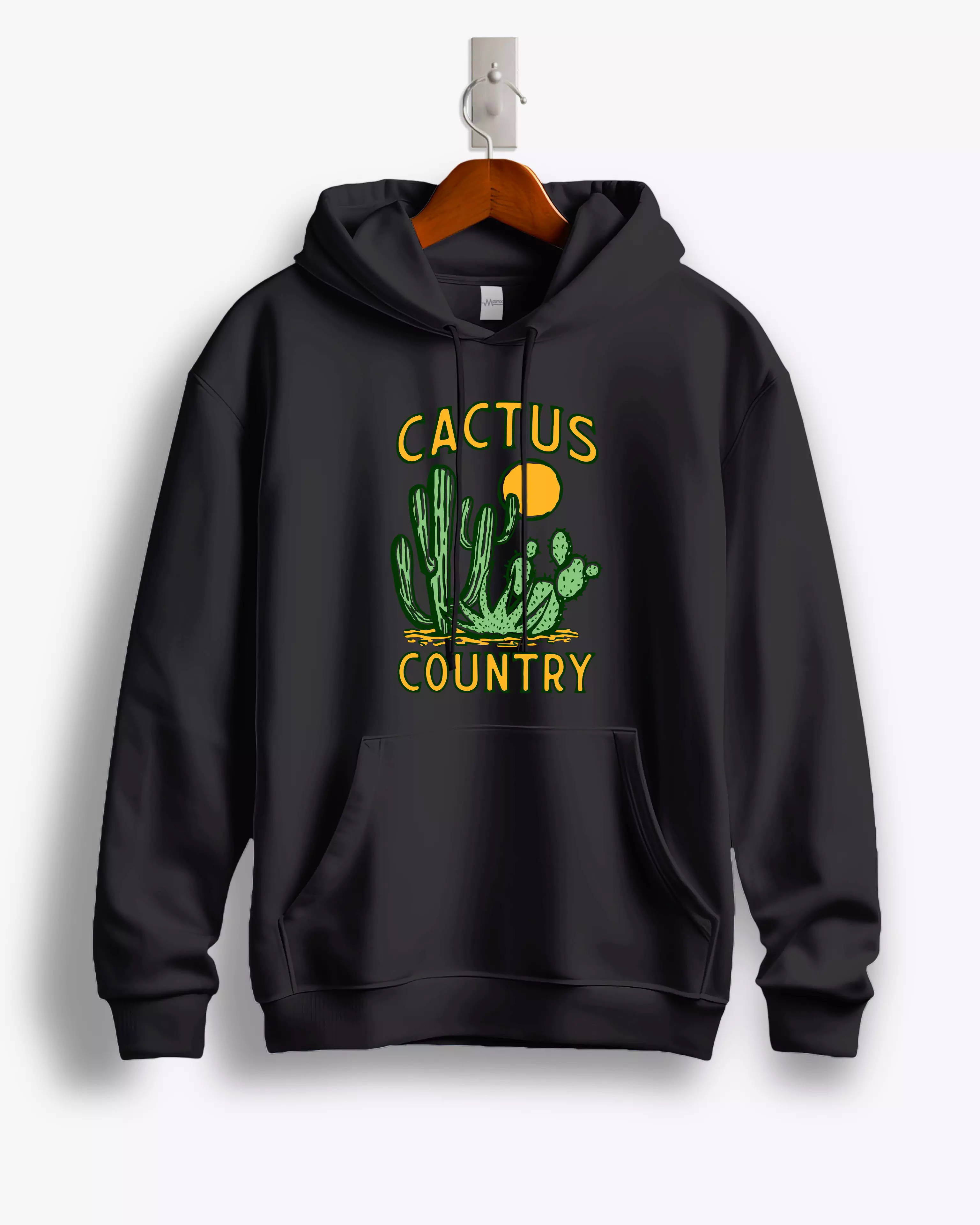 Cactüs Country Baskılı Kapüşonlu Sweatshirt