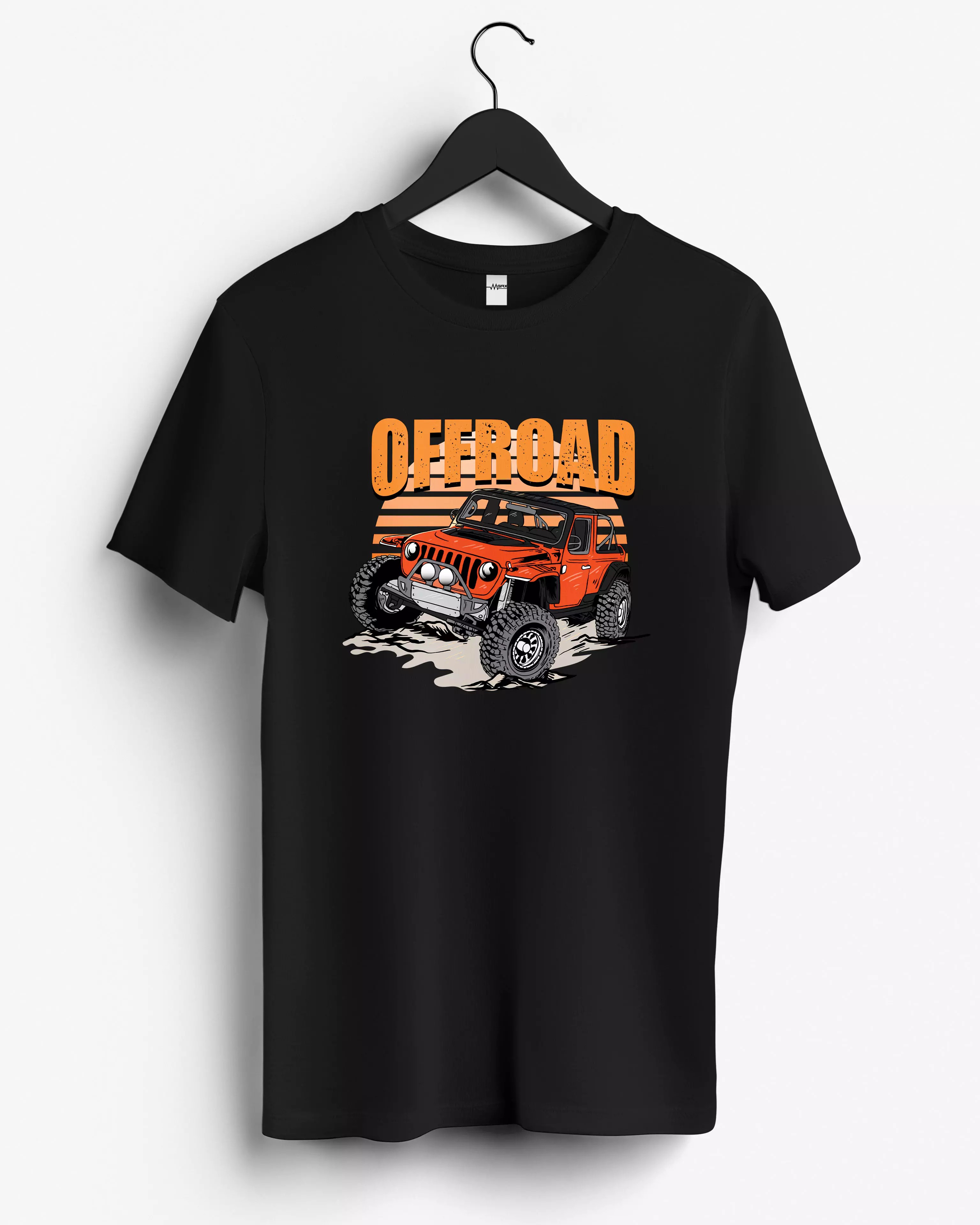 Off Road Jeep Baskılı Tişört