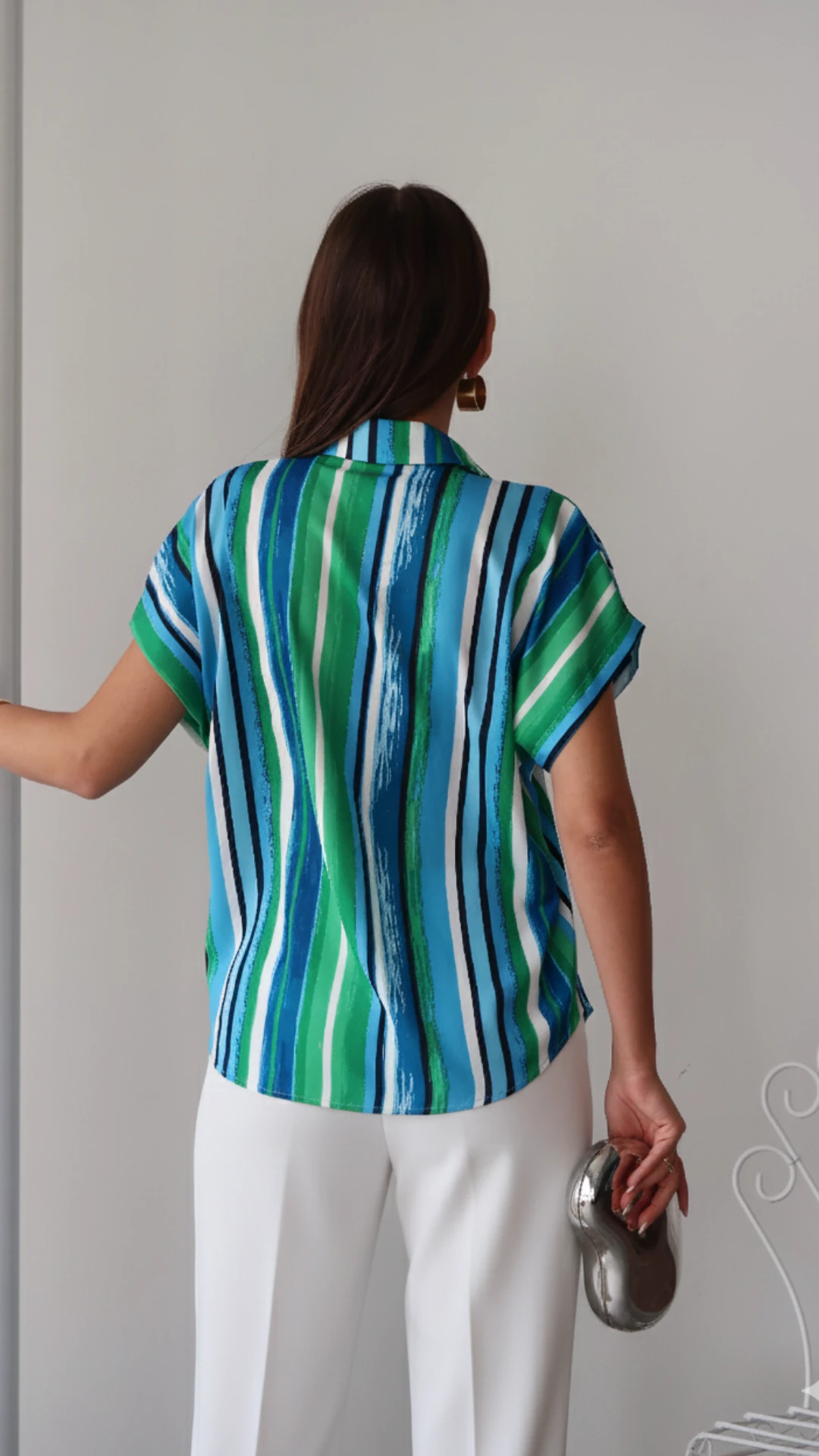 Modern Auro Palazzo Pantolon Ekru