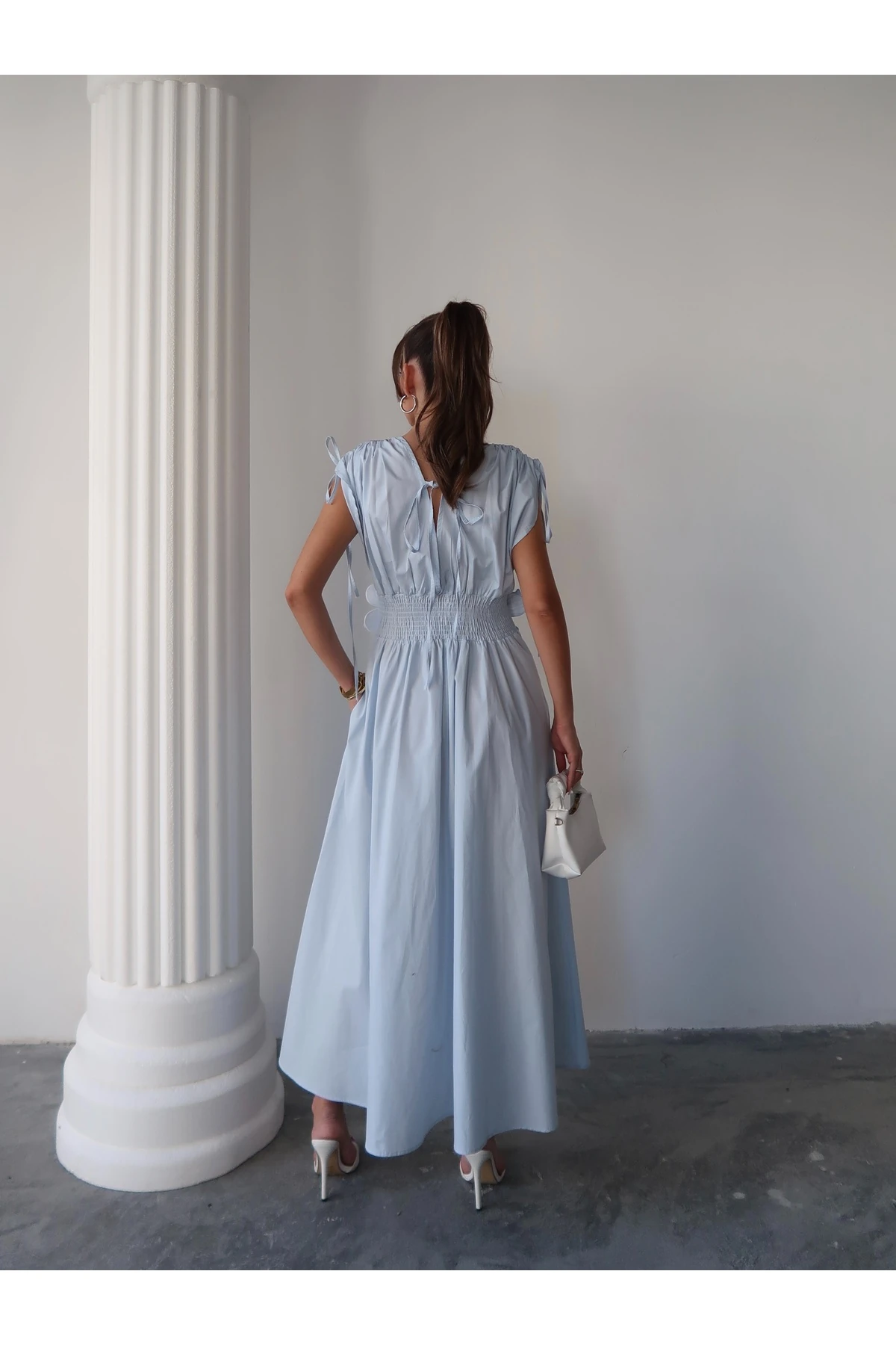 Mely Gül Detaylı Elbise