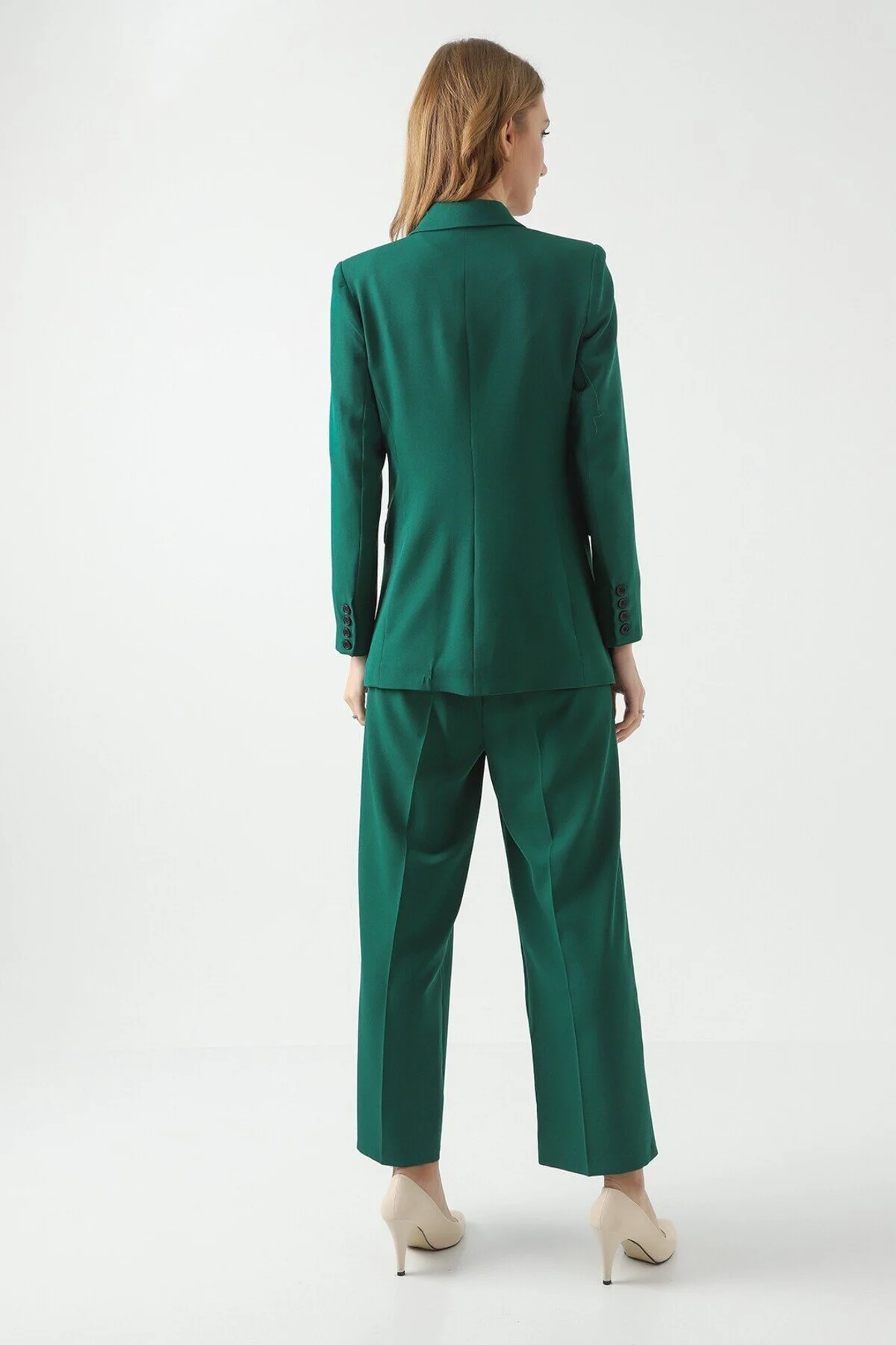 Aria Düğmeli Ceket Yeşil